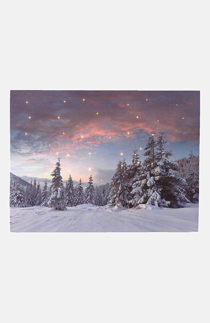 Image of Taulu, jossa LED-valaistus Vinterlandskap