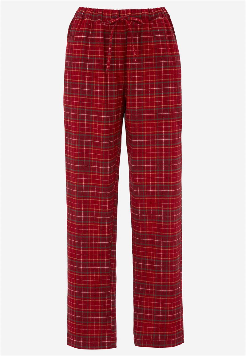 Image of Ruudulliset pyjamahousut flanellista