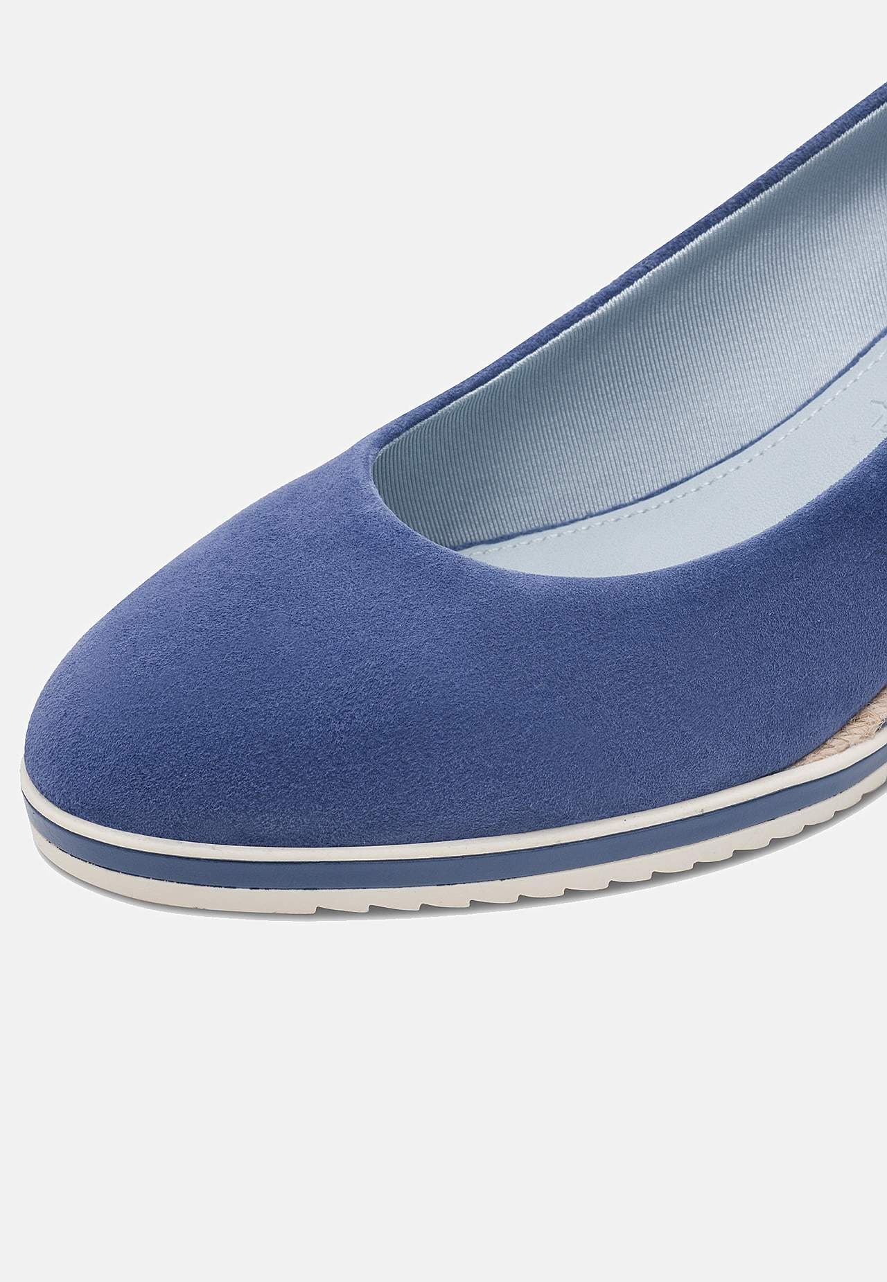 Mokkakenkä päällystetyllä kiilakorolla