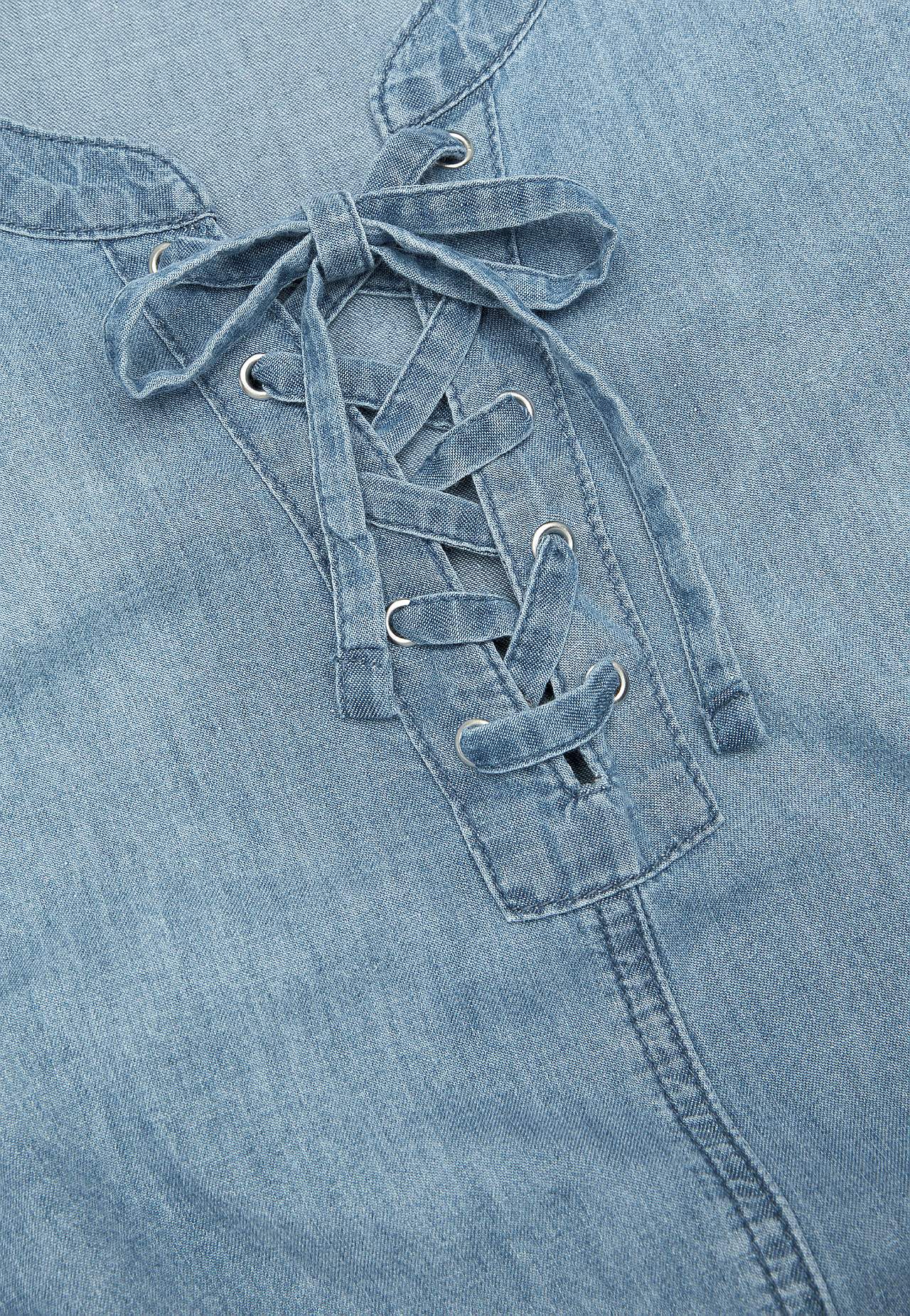 Denimtunika nyörityksellä Ella