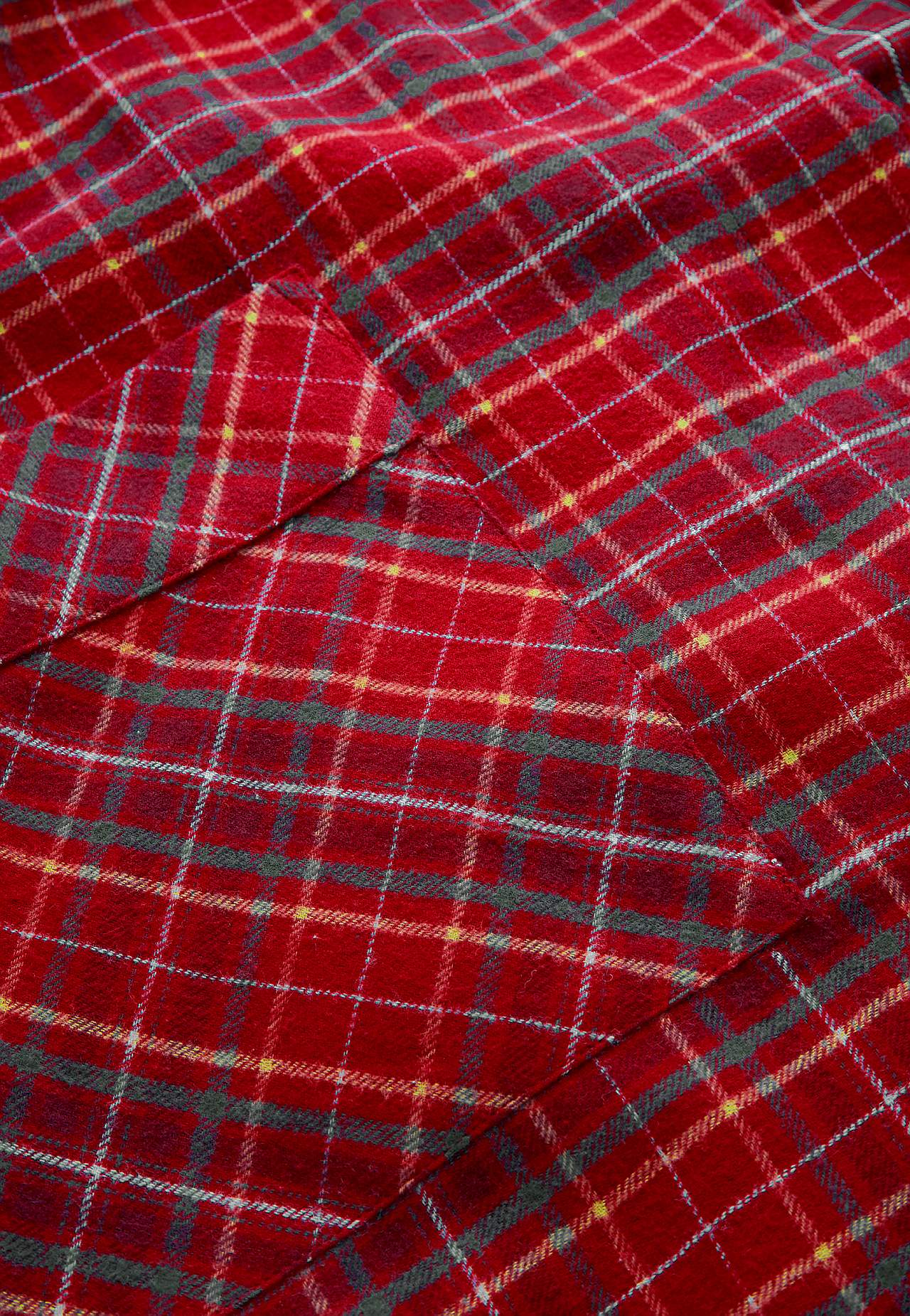 Ruudullinen aamutakki flanellista