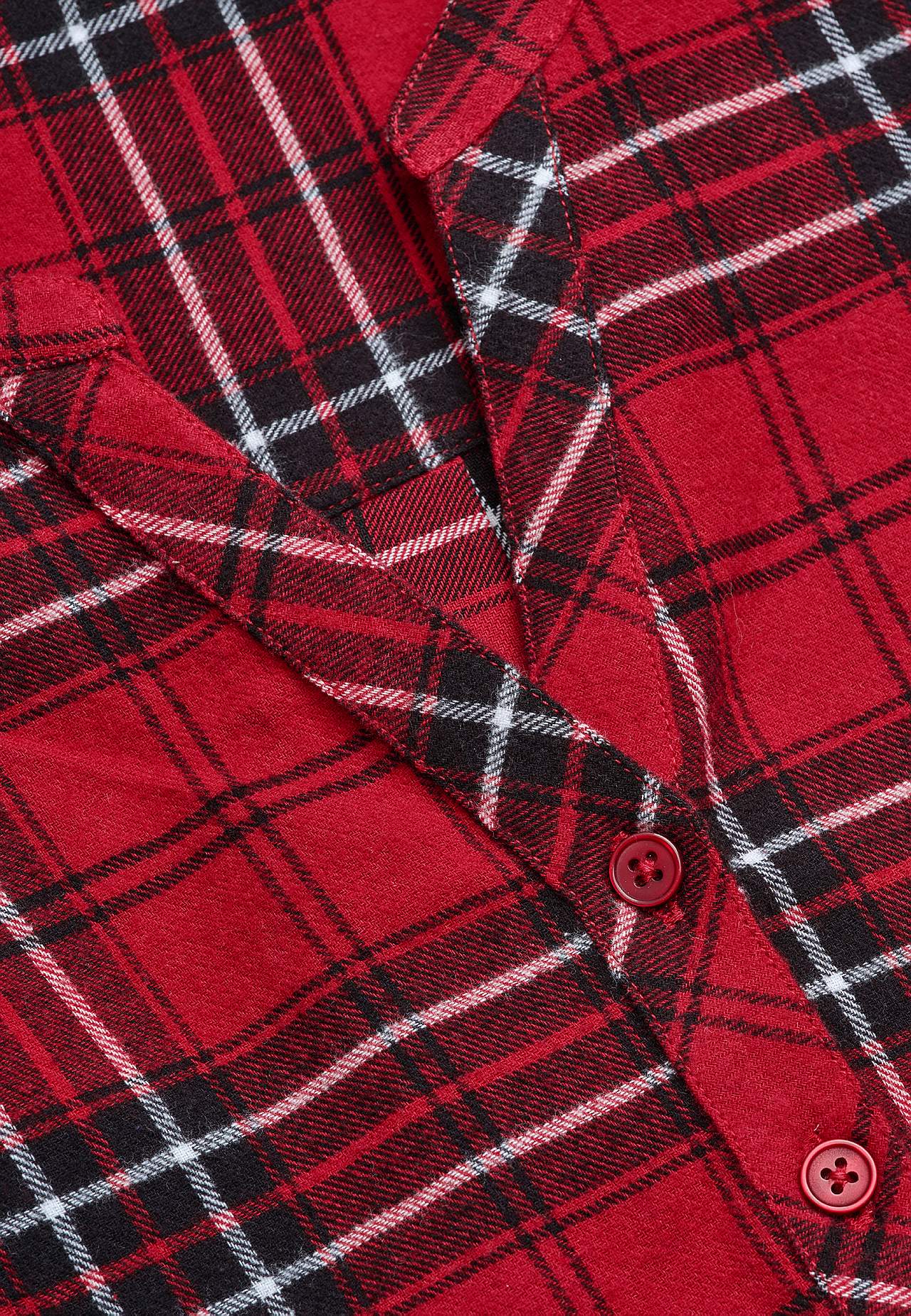 Tunika flanellista taskuilla