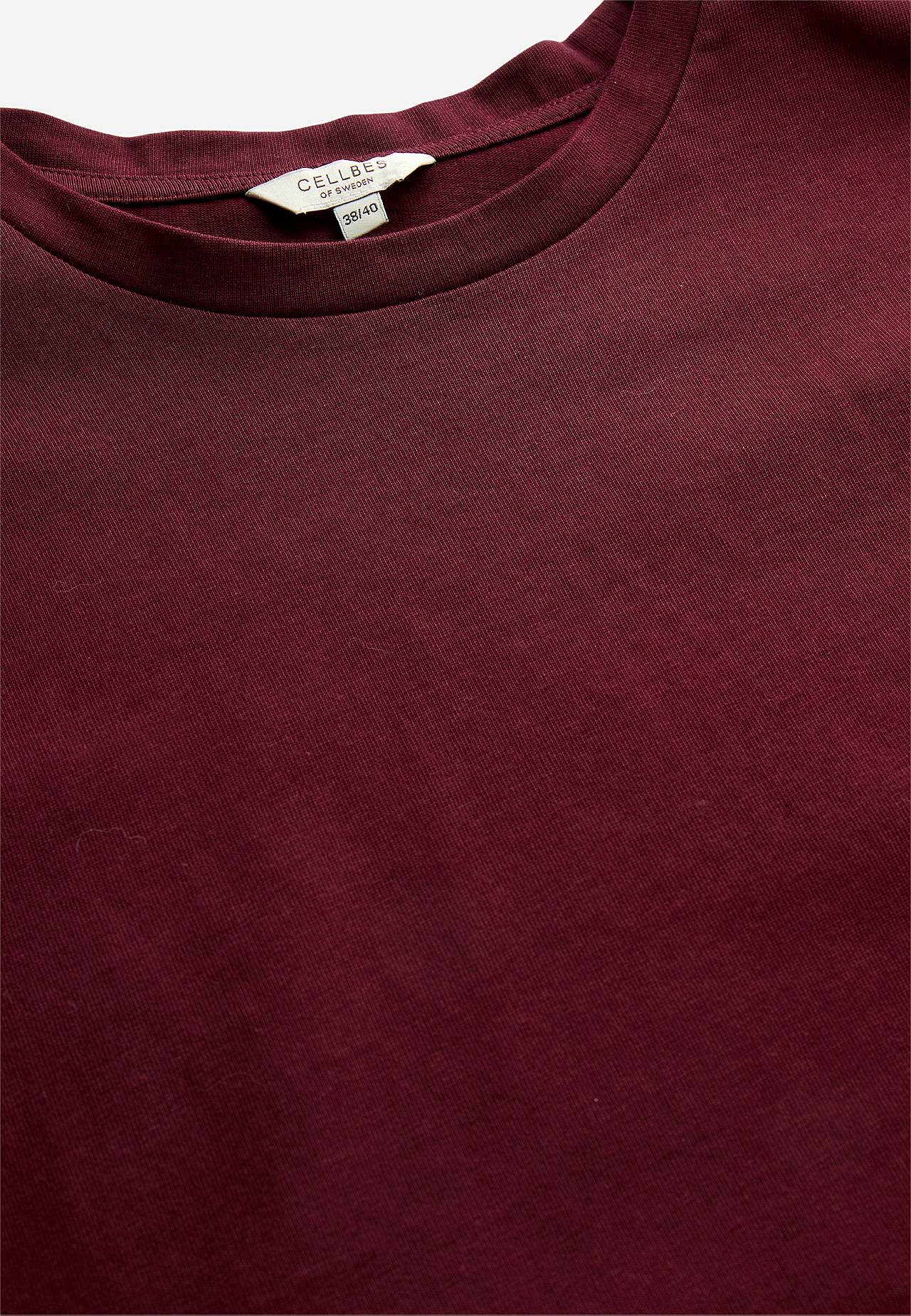 T-paita raskaasta puuvillajersey-kankaasta