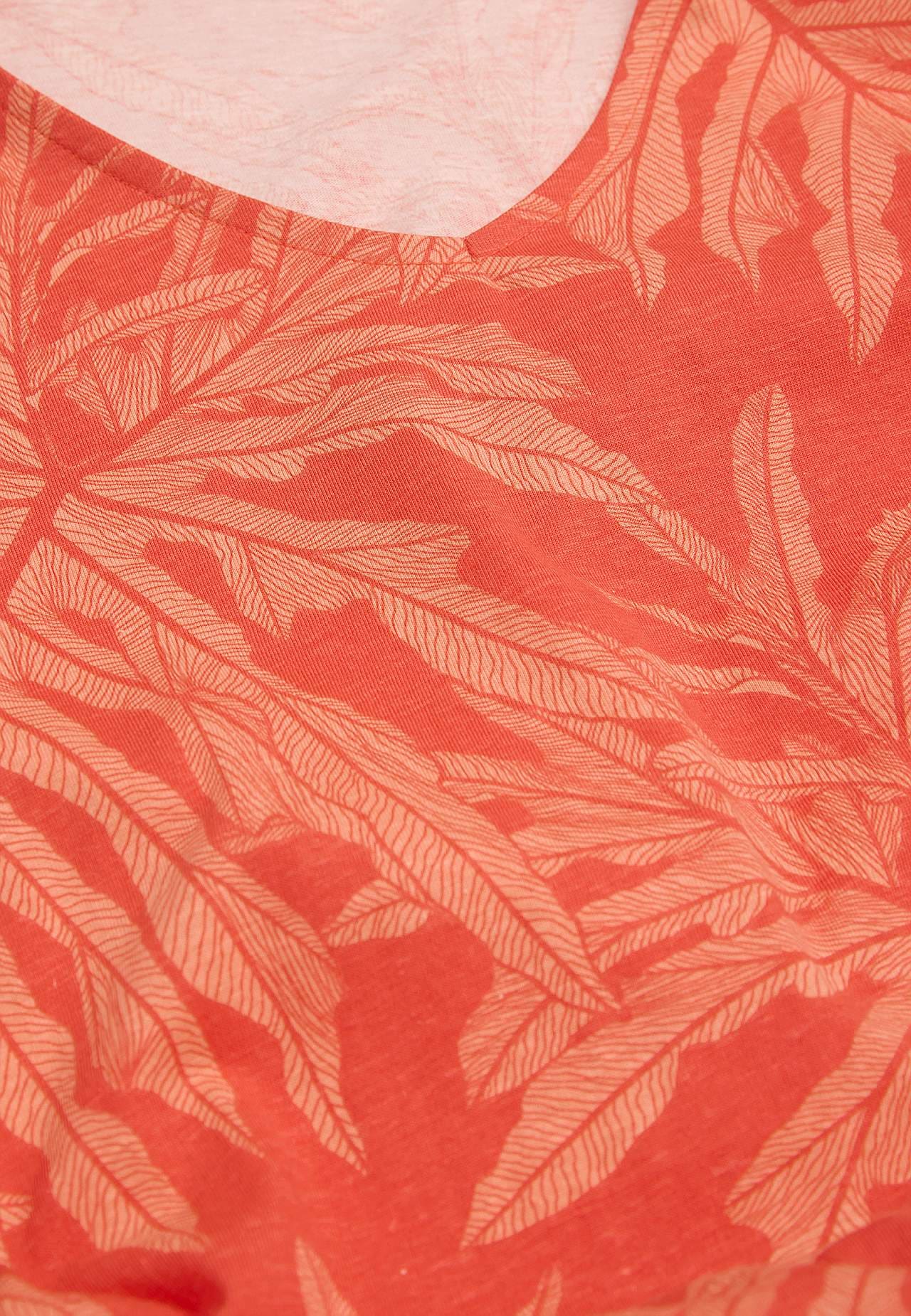 Tunikatoppi luomupuuvillasta taskuilla