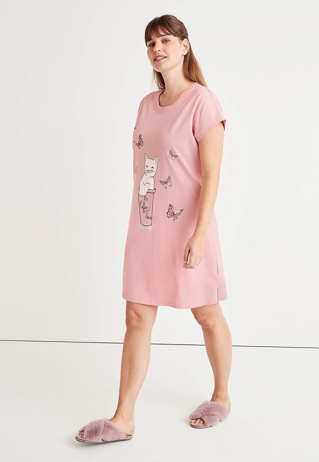 Yömekko puuvillasta Berit 2 kpl/pakkaus