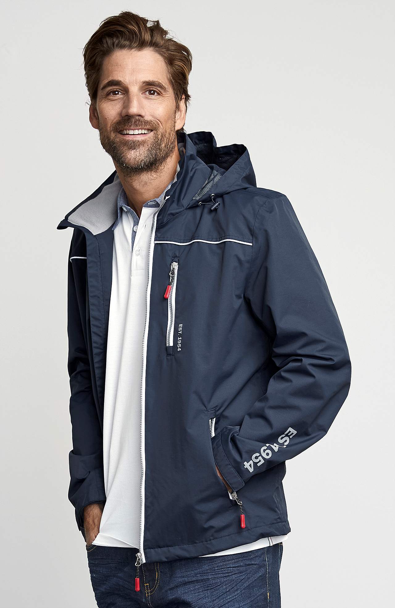 Tuulenpitävä ja vettähylkivä takki