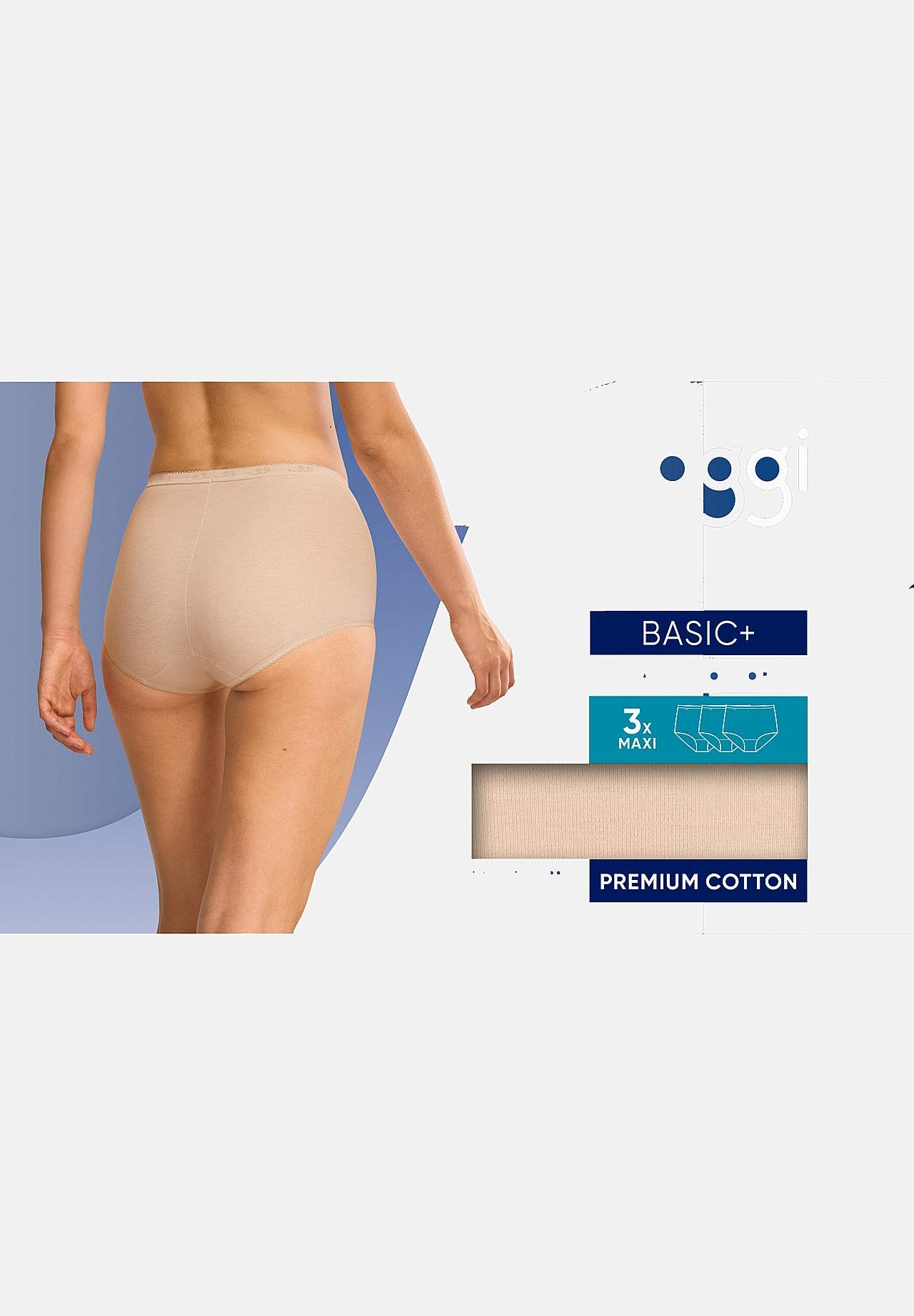 Maksihousu Basic+ 3 kpl/pakkaus