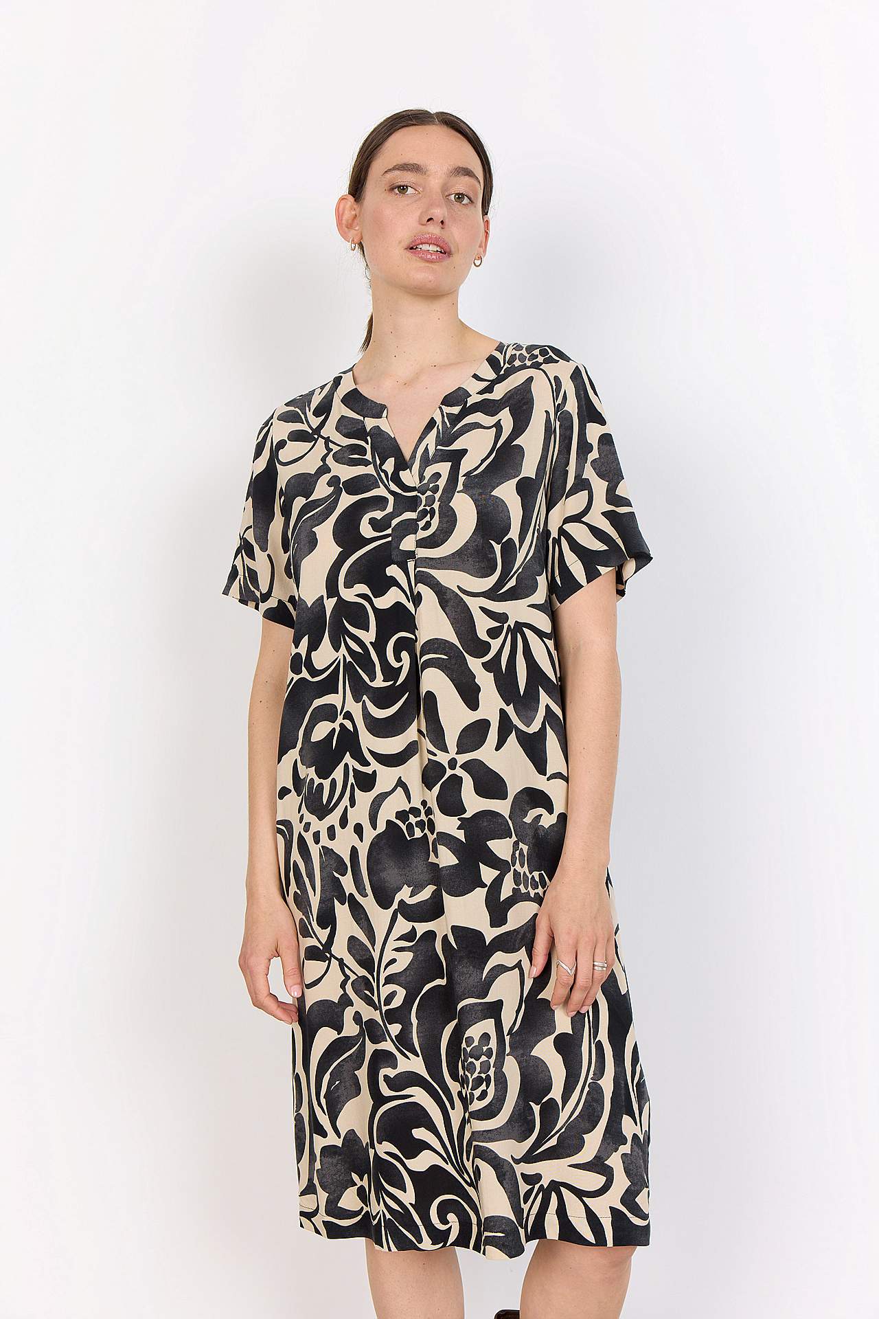 Kudottu, kuviollinen viskoosimekko