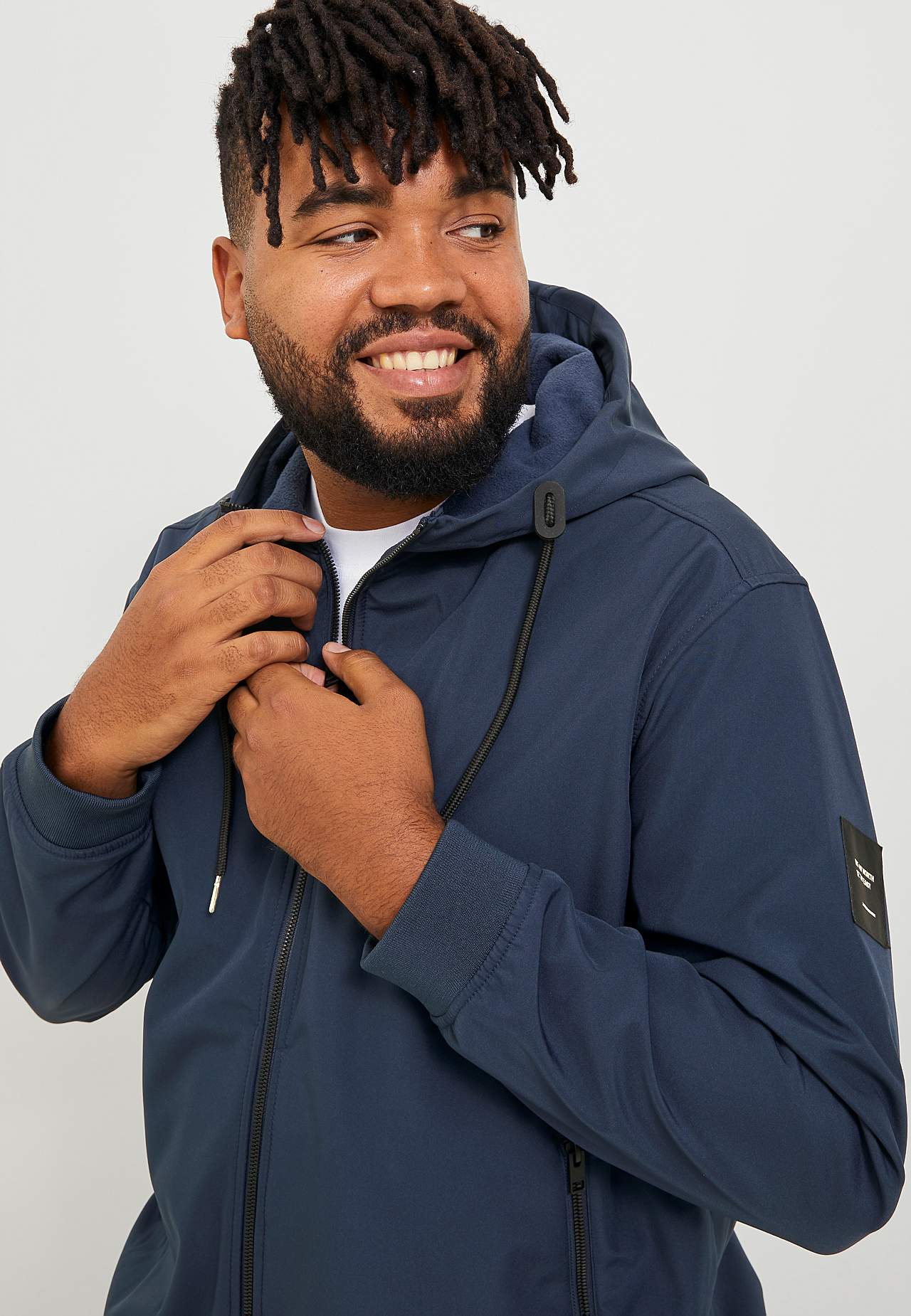 Vettähylkivä softshell-takki hupulla