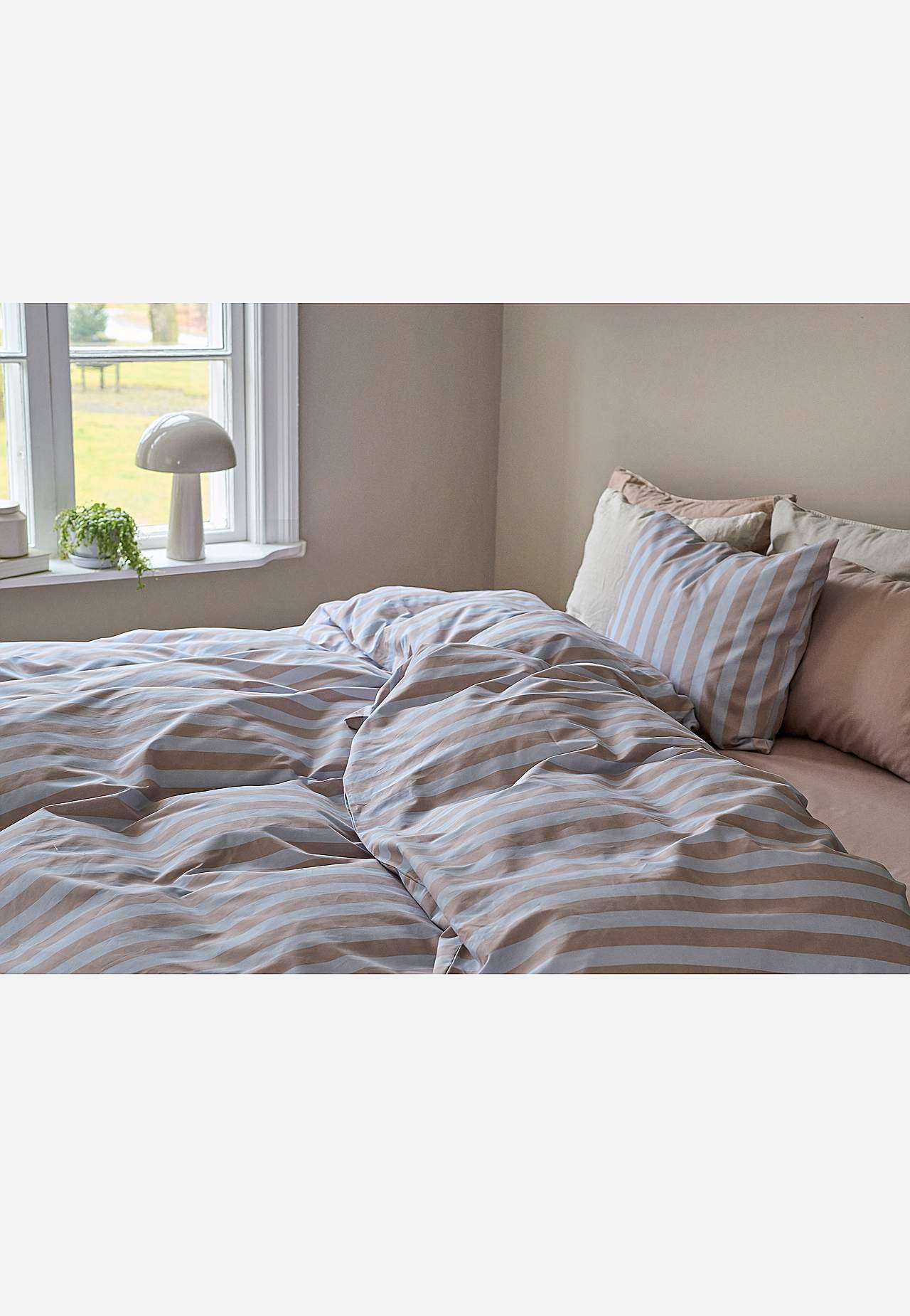 Raidallinen pussilakanasetti 150x210 cm