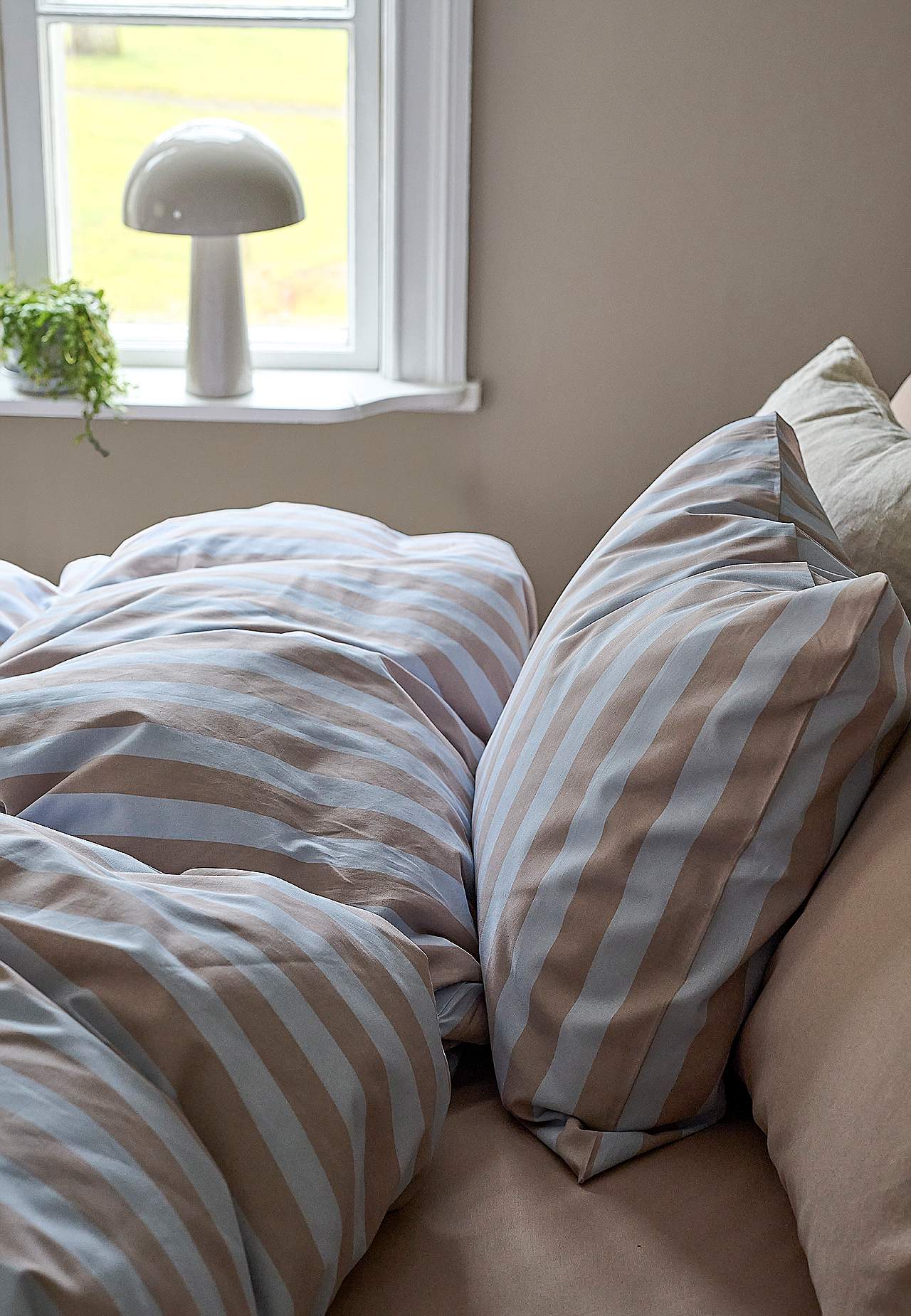 Raidallinen pussilakanasetti 150x210 cm