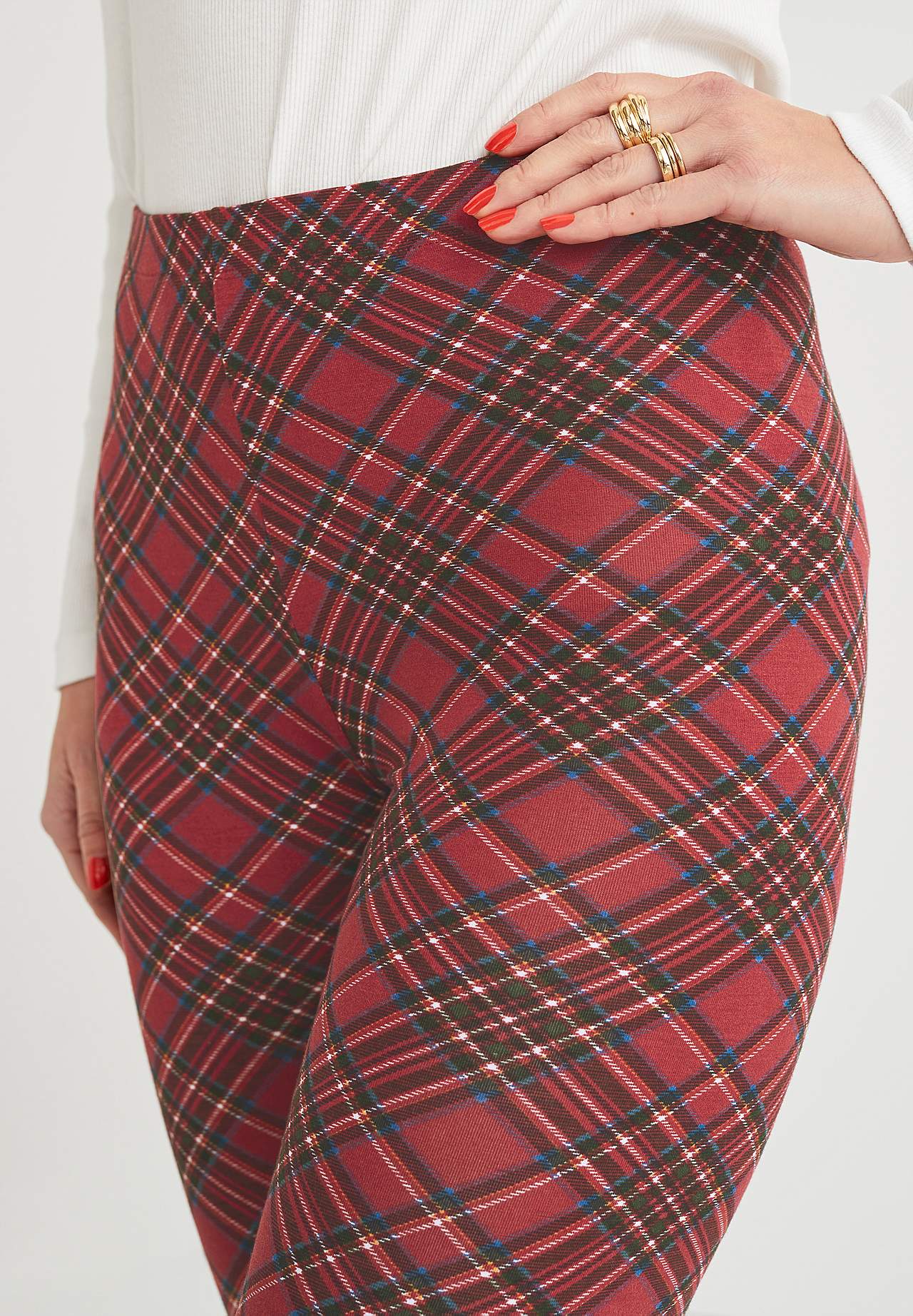Ruudullinen legginsi