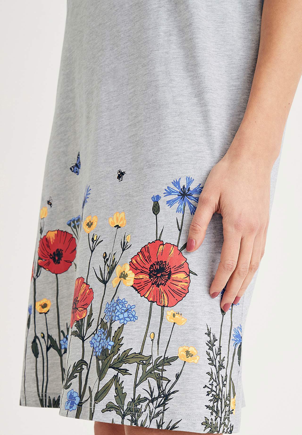 Yömekko puuvillasta 2 kpl/pakkaus