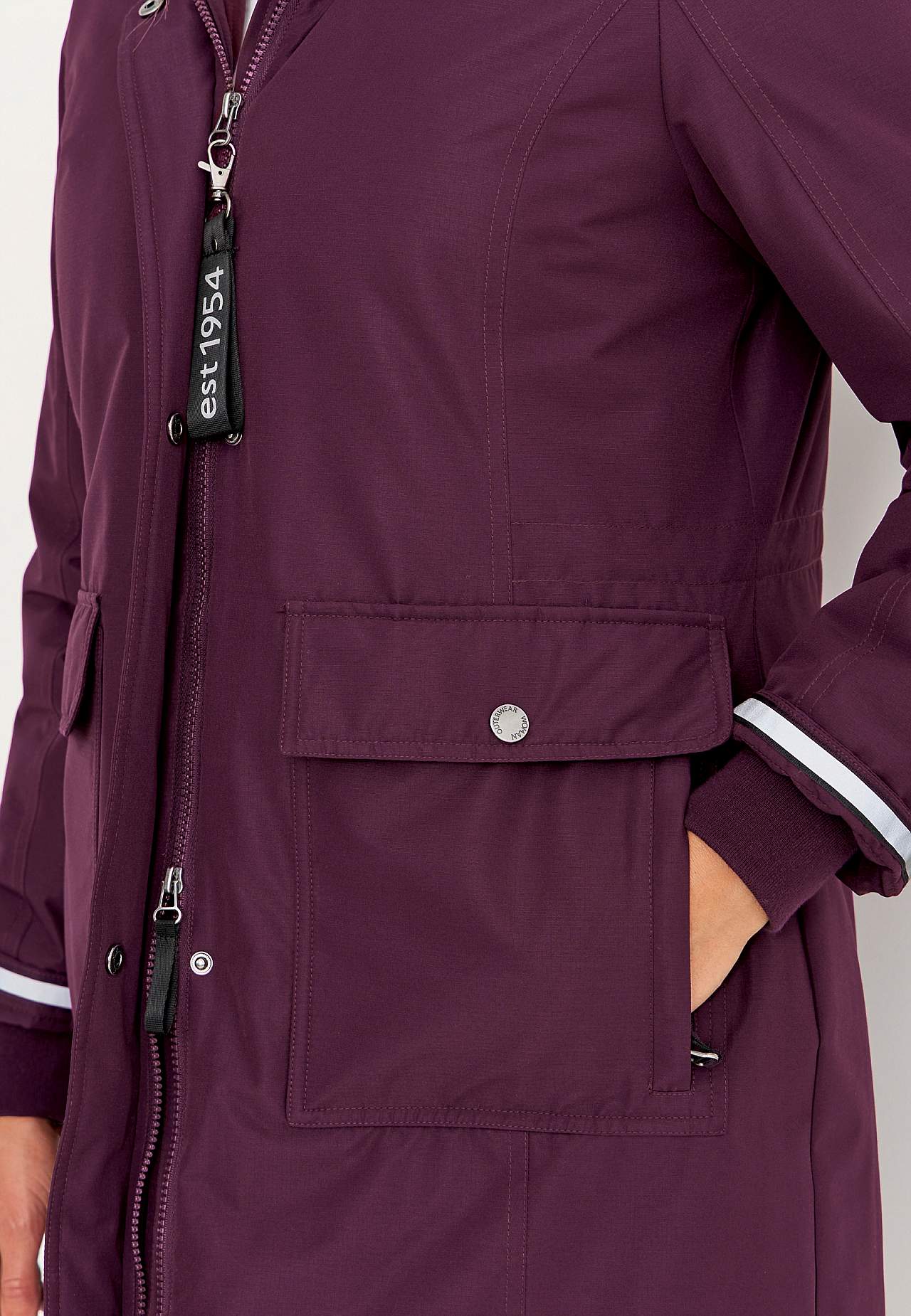 Vuorattu parka Ice