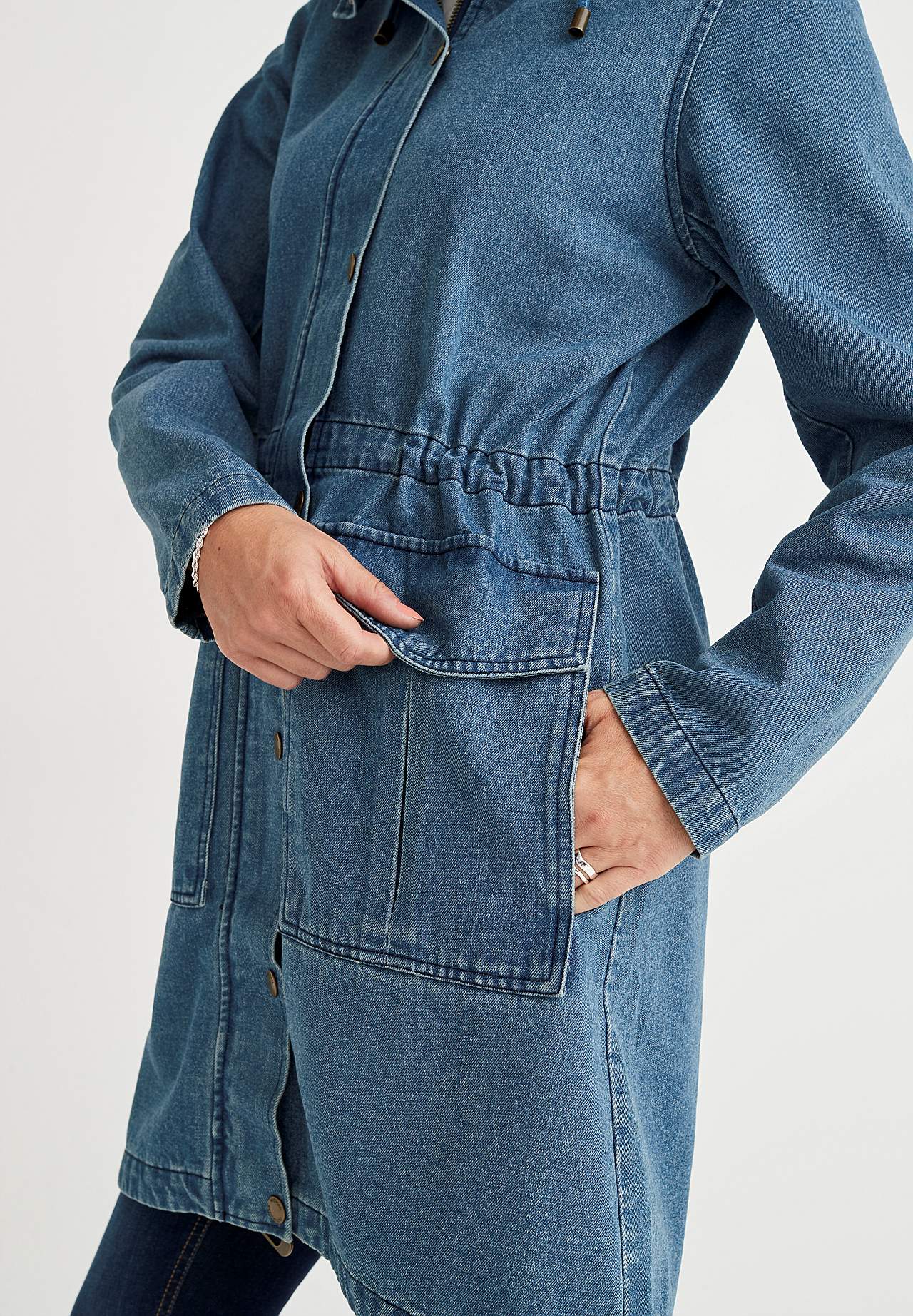 Parka denimistä Jane