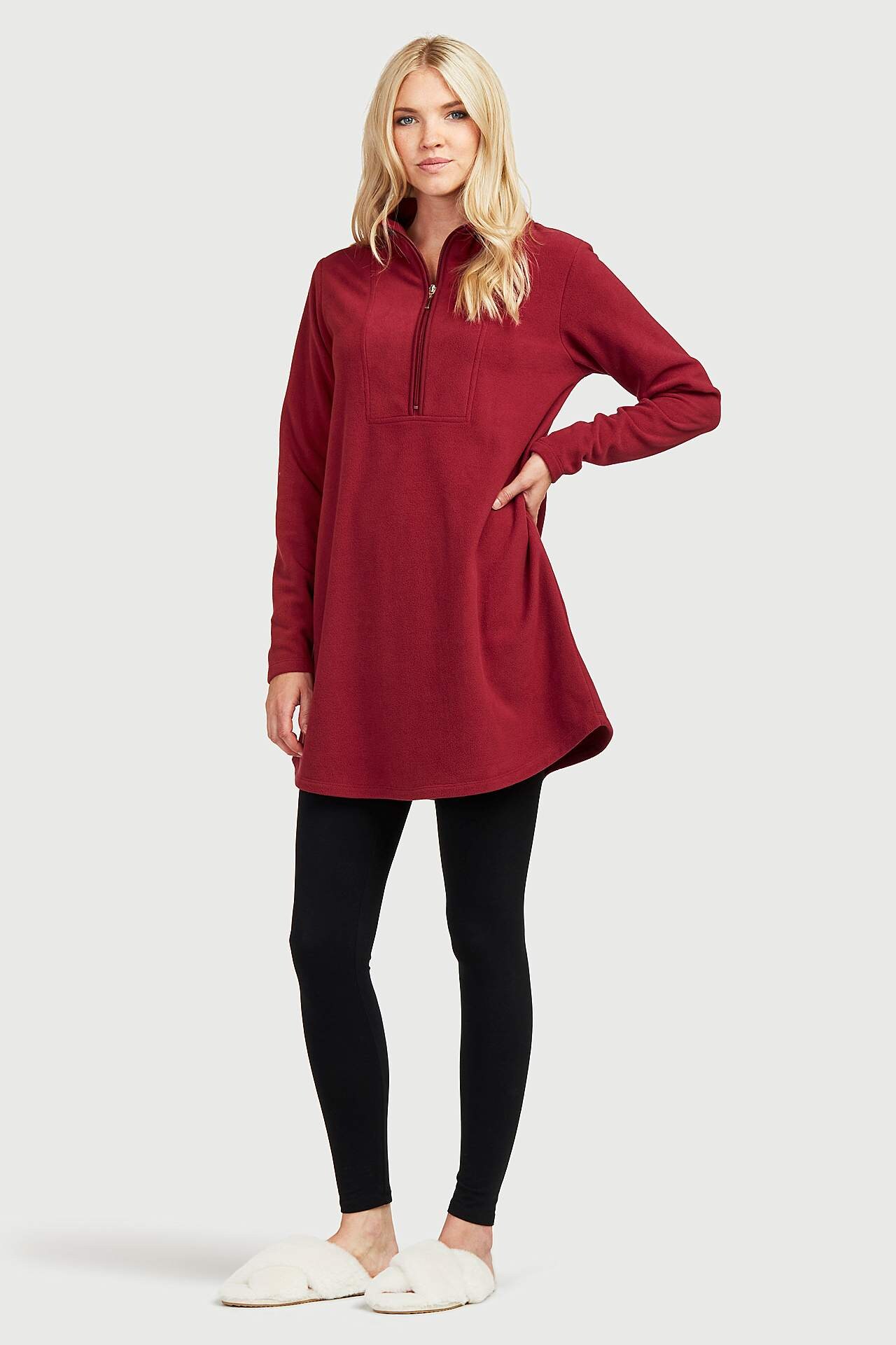 Tunika mikrofleecekankaasta