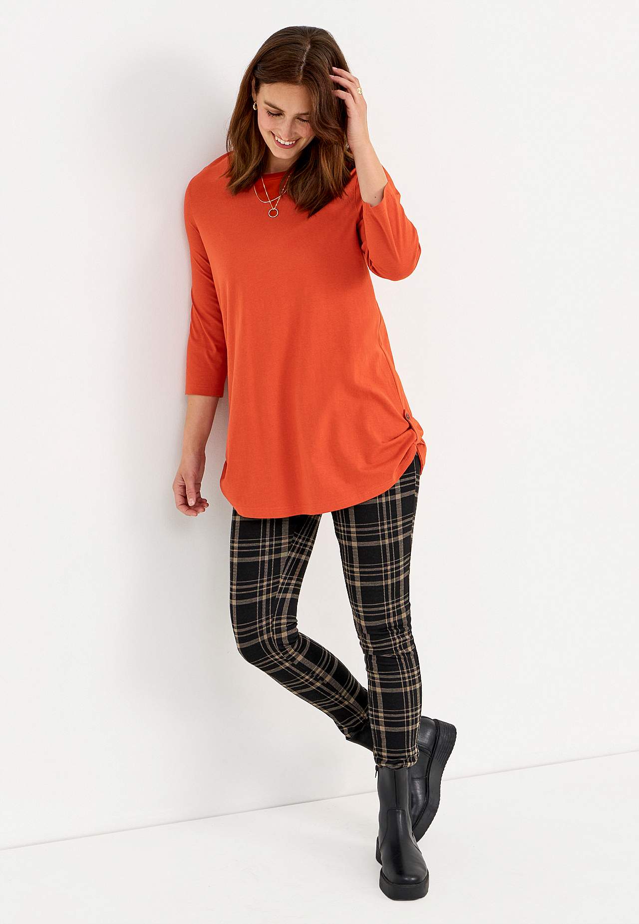 Trikootunika 3/4-hihalla Alexia 2 kpl/pakkaus