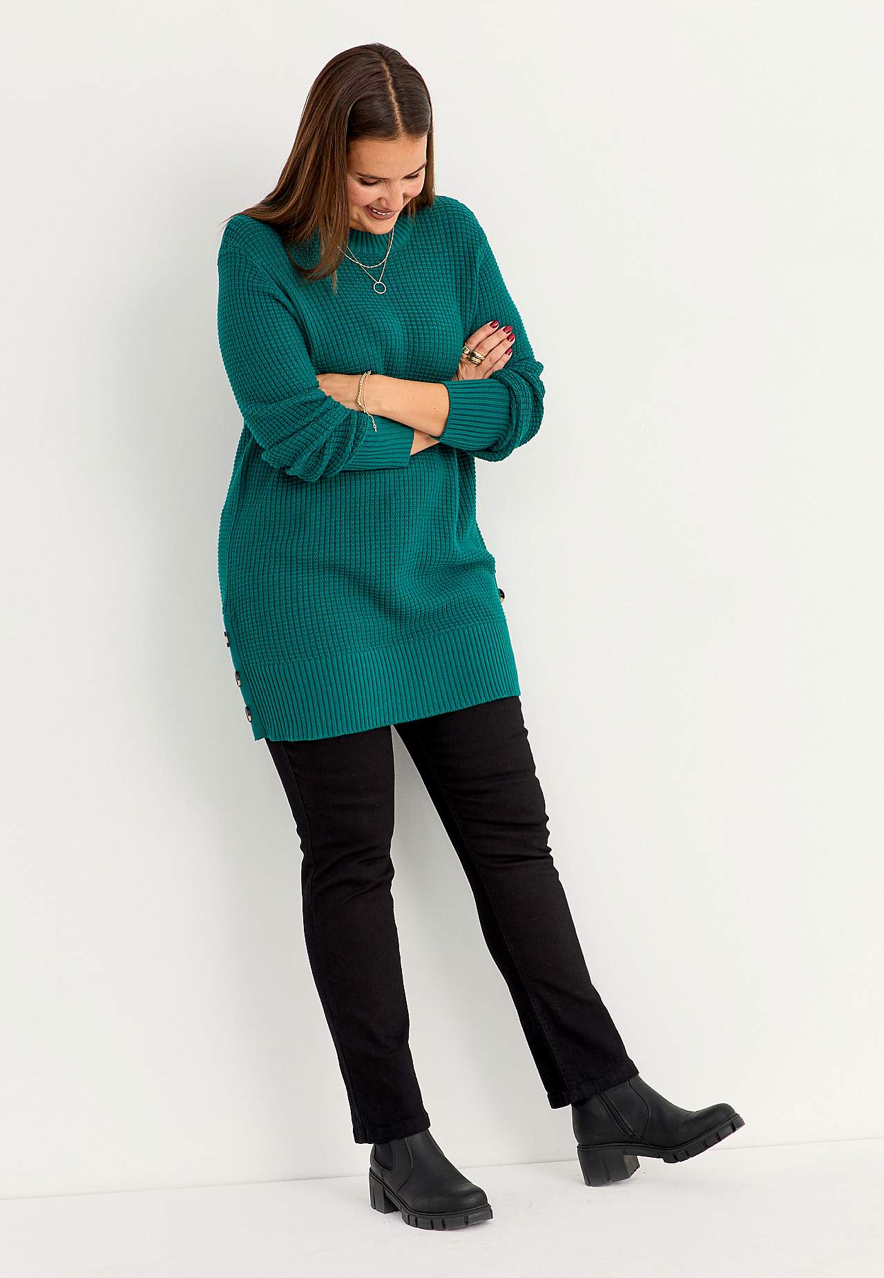 Rakenneneulottu paita