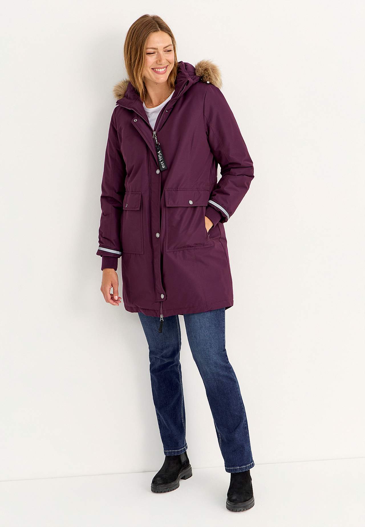 Vuorattu parka Ice