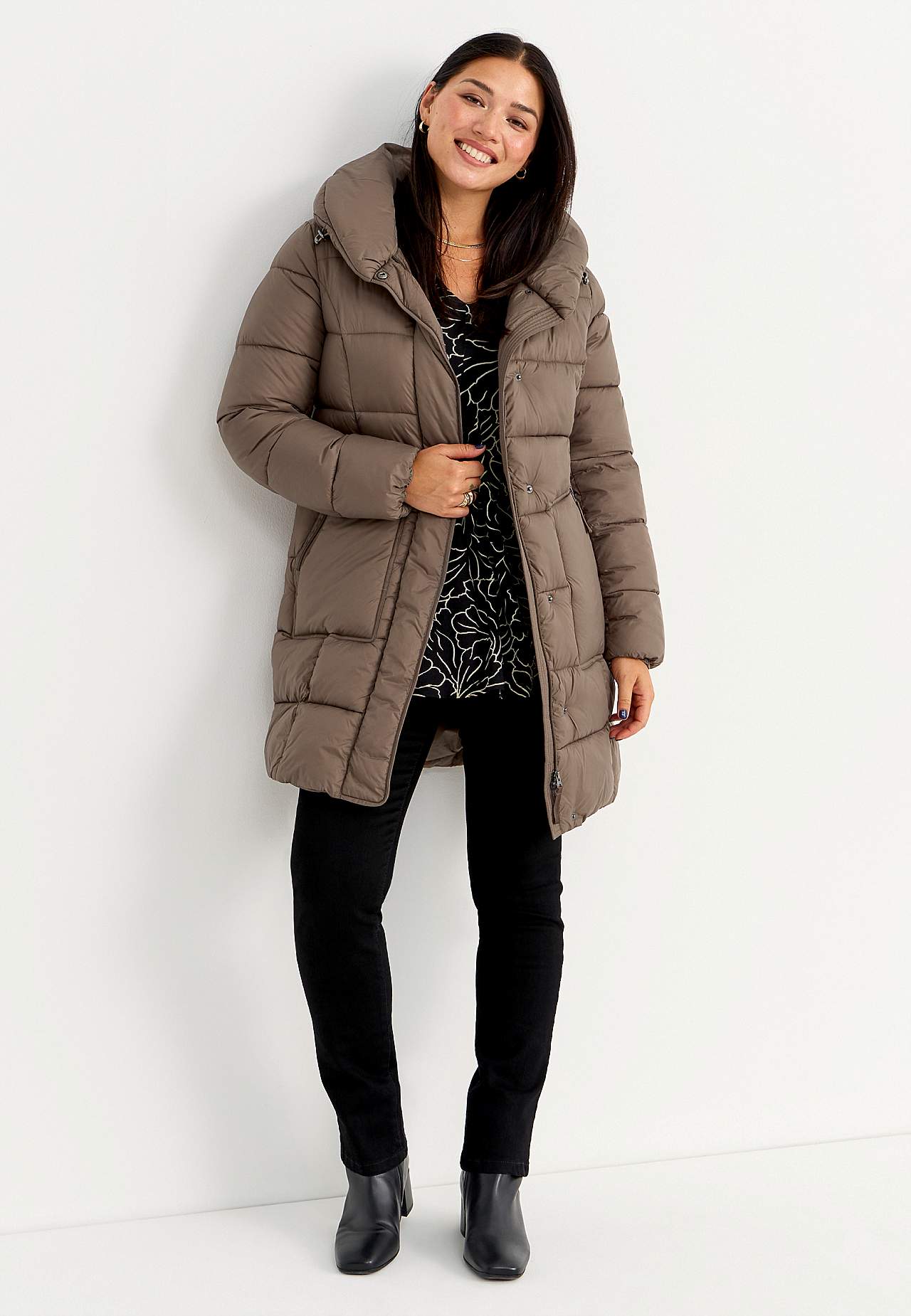 Takki pehmeällä untuvatuntumalla