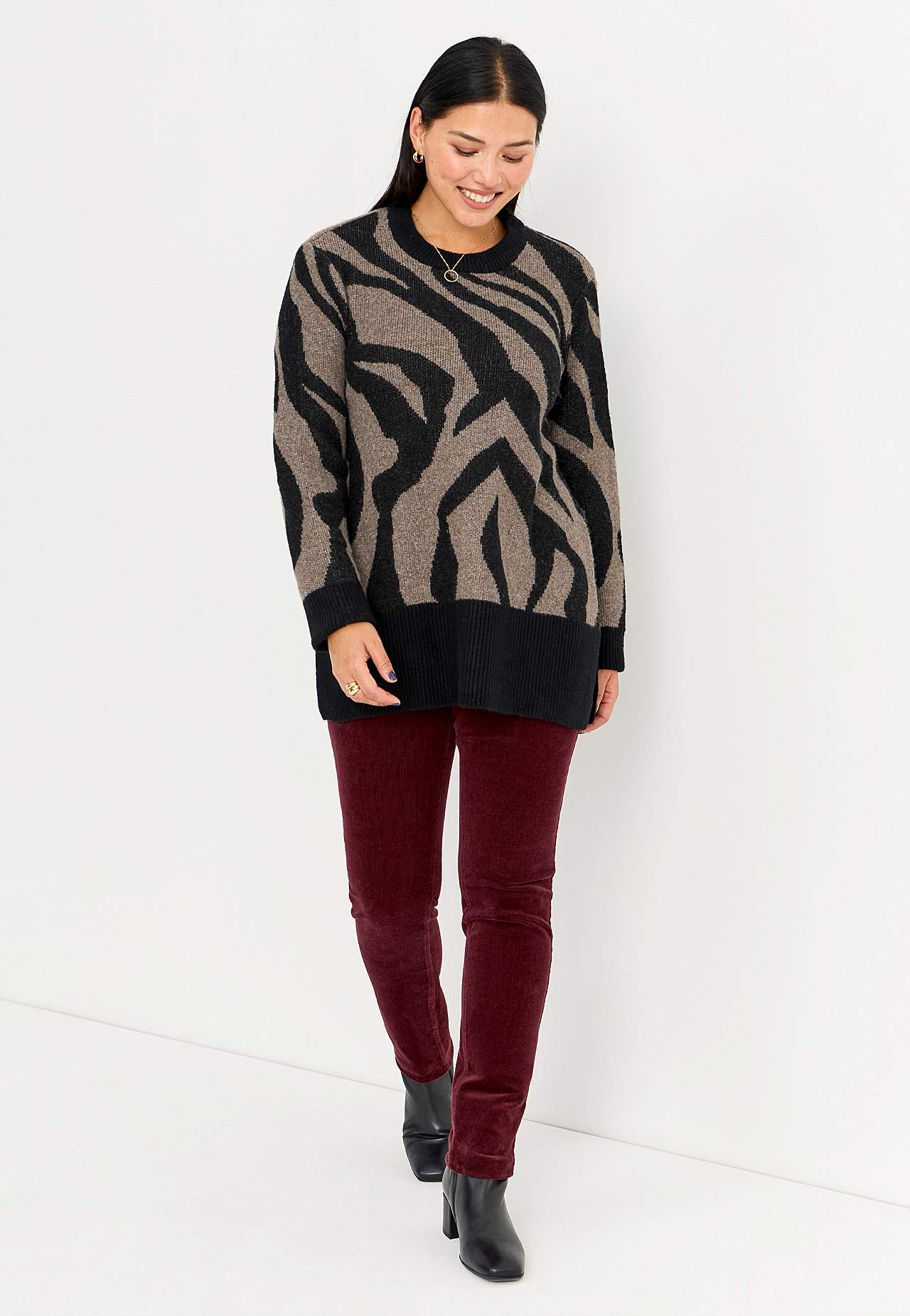 Kuvioneulottu pusero