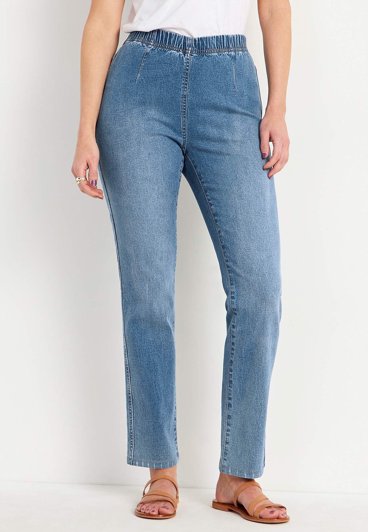 Jeggingsit skinny-lahkeella