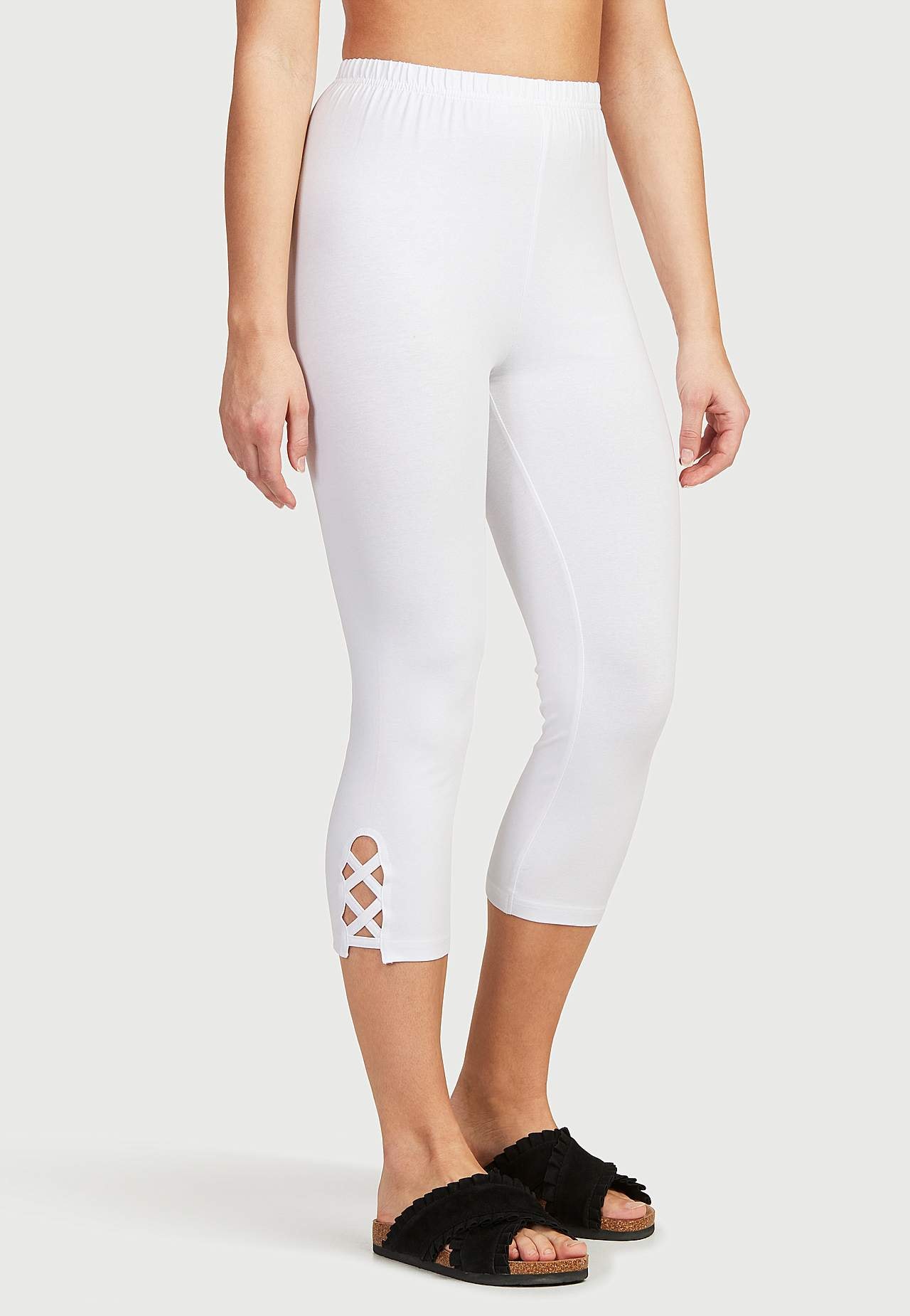 Caprileggingsit kivoilla yksityiskohdilla 2 kpl/pakkaus