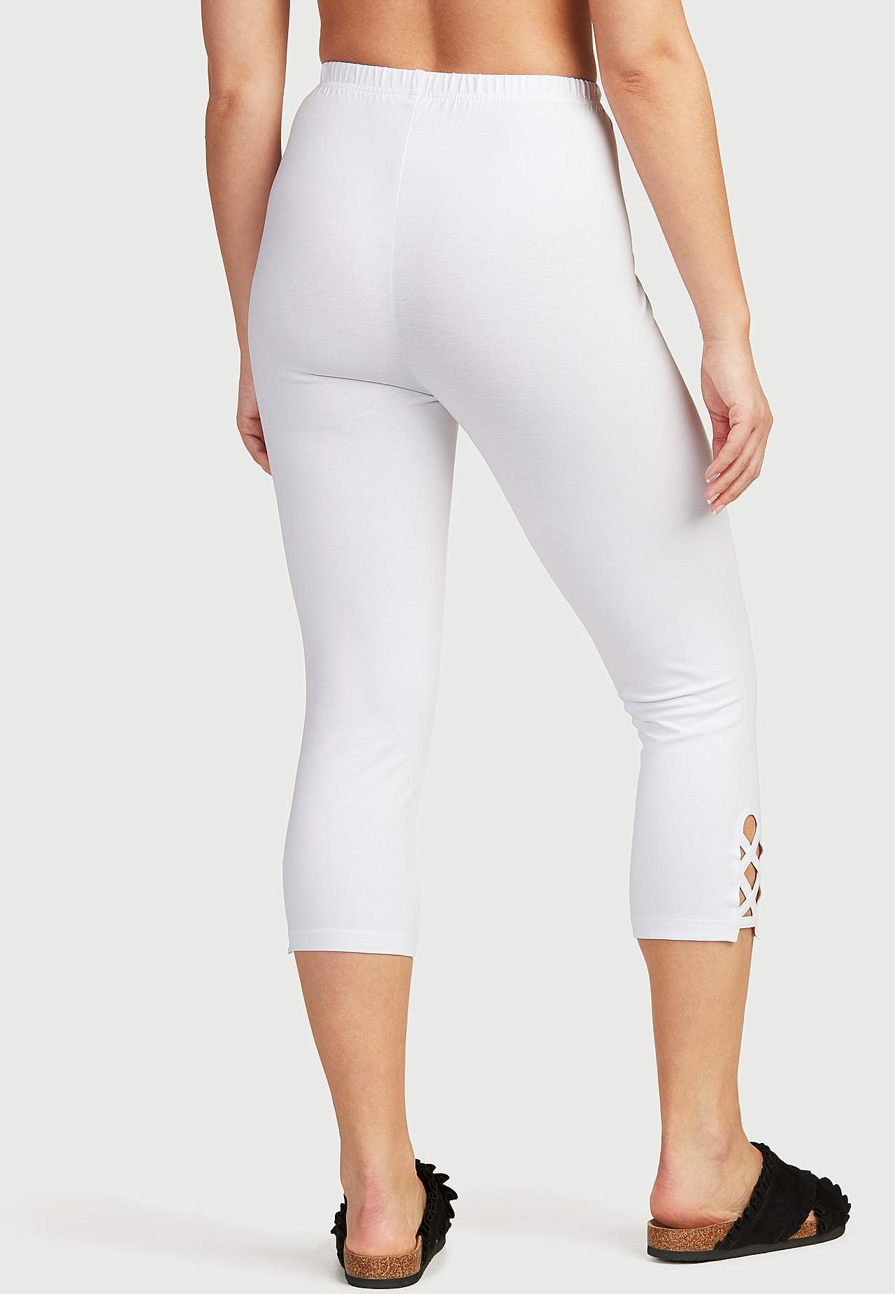 Caprileggingsit kivoilla yksityiskohdilla 2 kpl/pakkaus