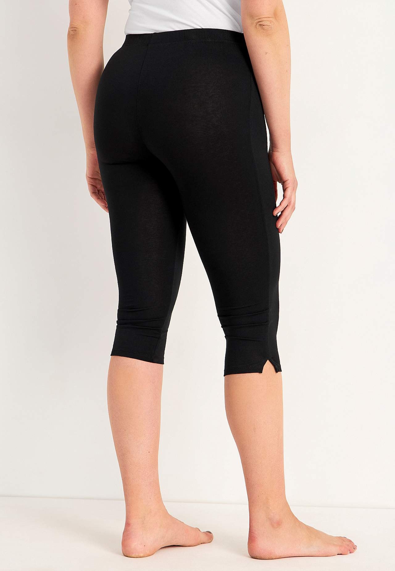 Caprileggingsit sivuhalkioilla