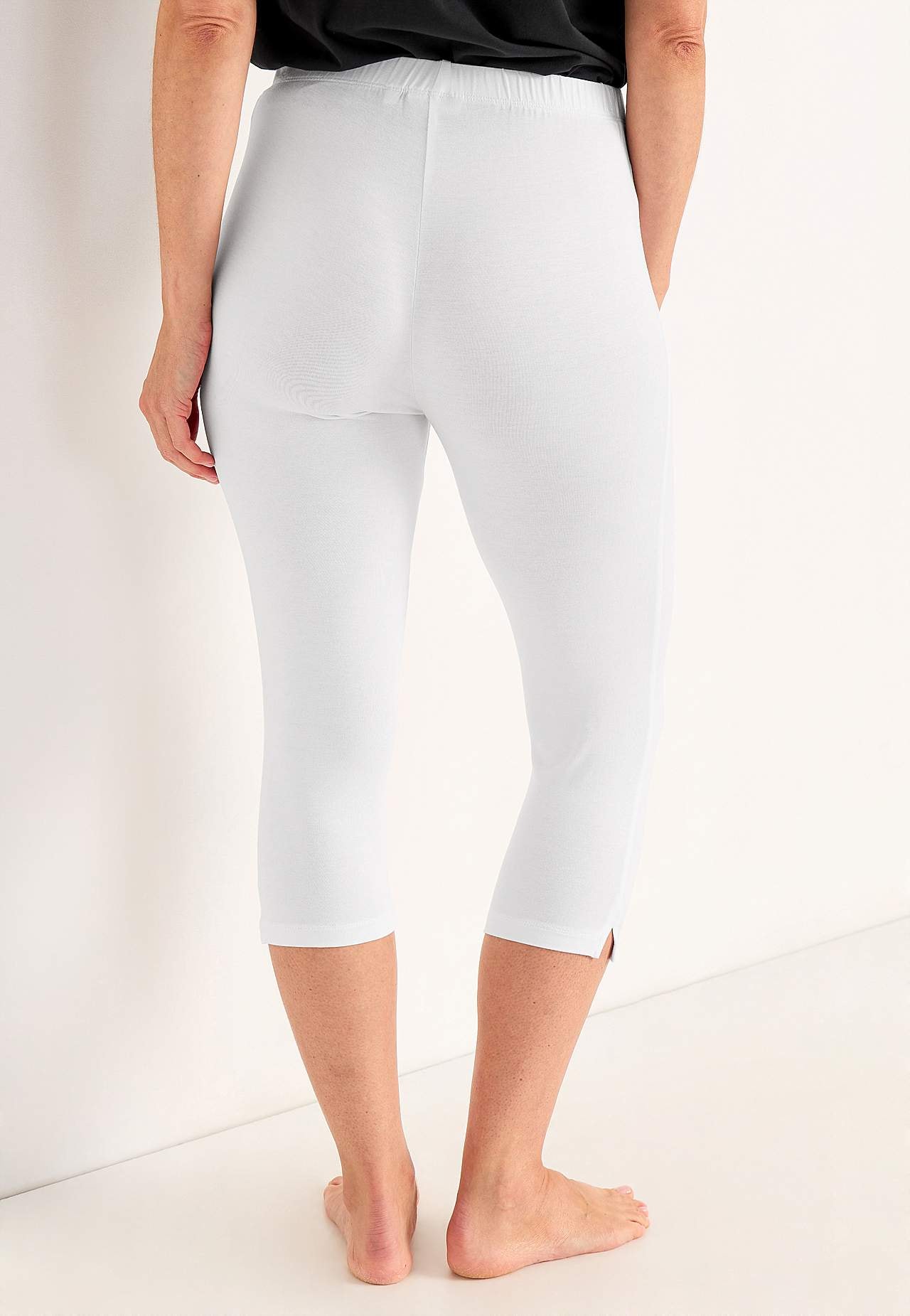 Caprileggingsit sivuhalkioilla