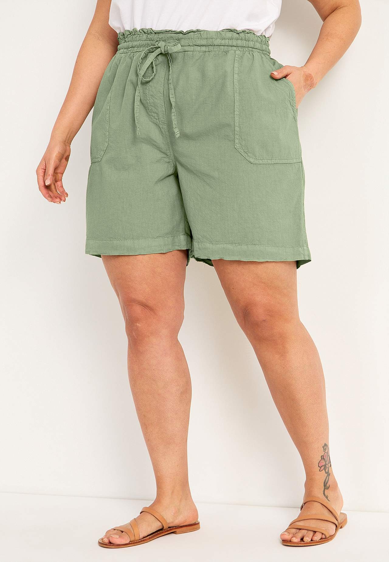 Shortsit pestystä puuvillasta Jade