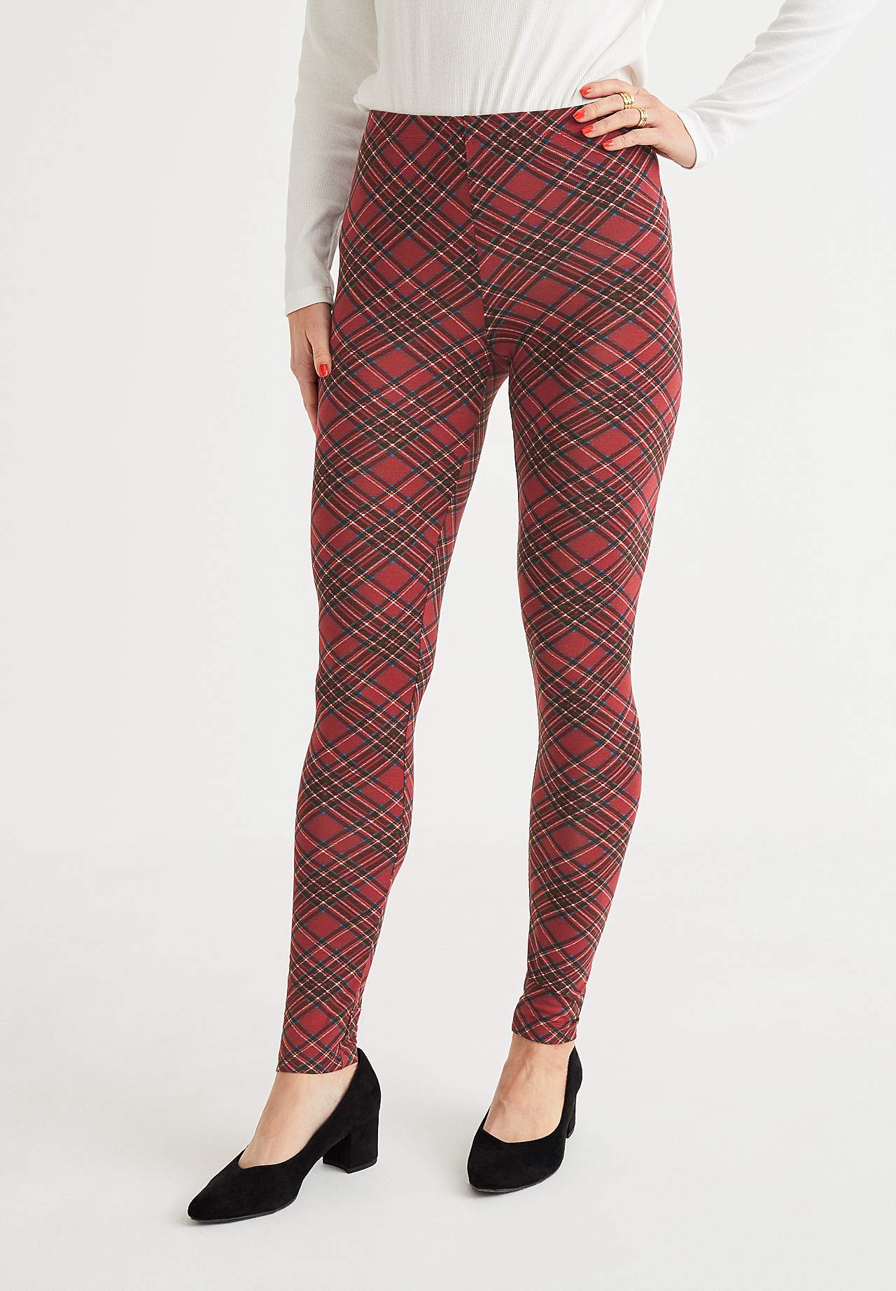 Ruudullinen legginsi
