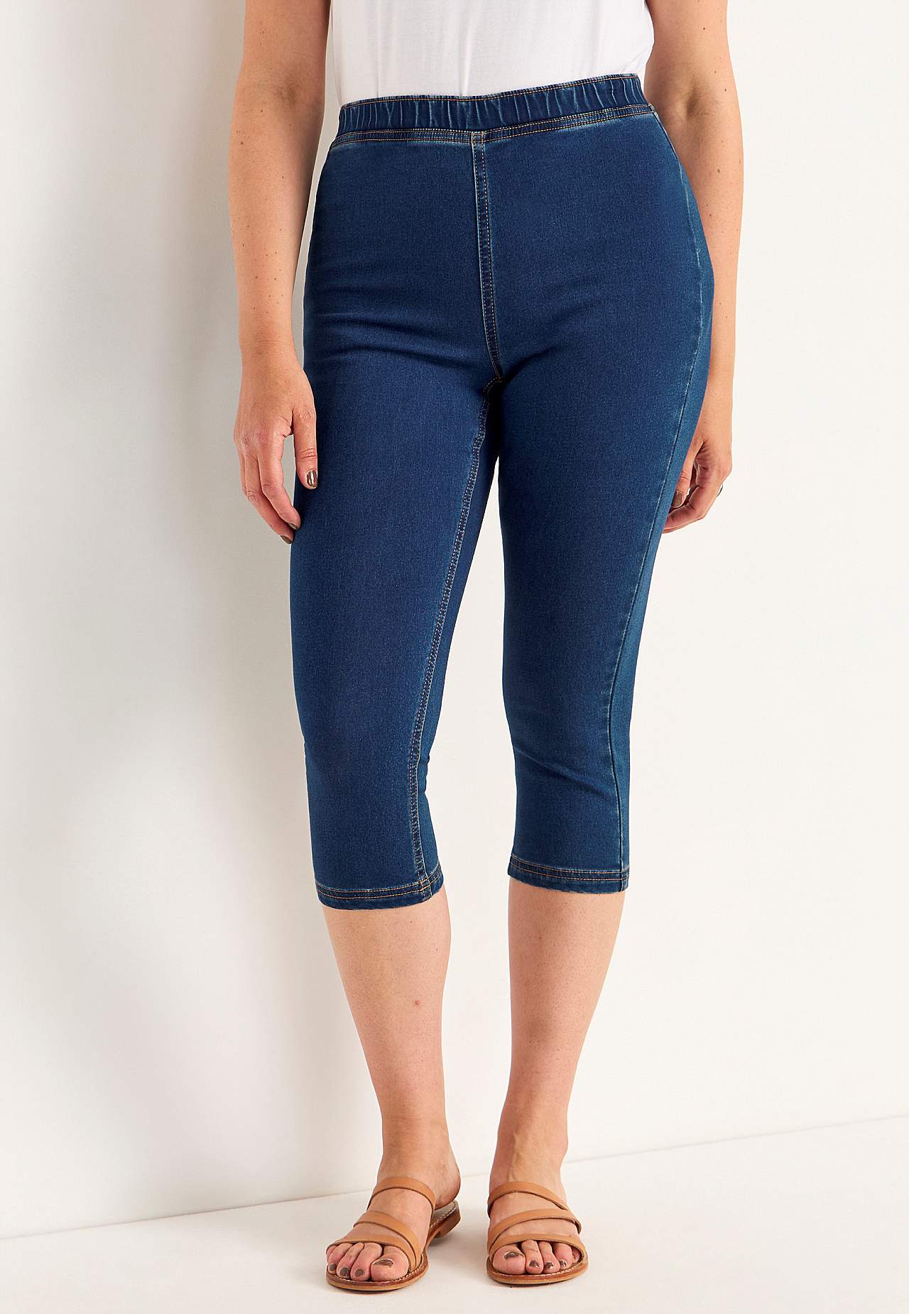Caprileggingsit denimistä Olga