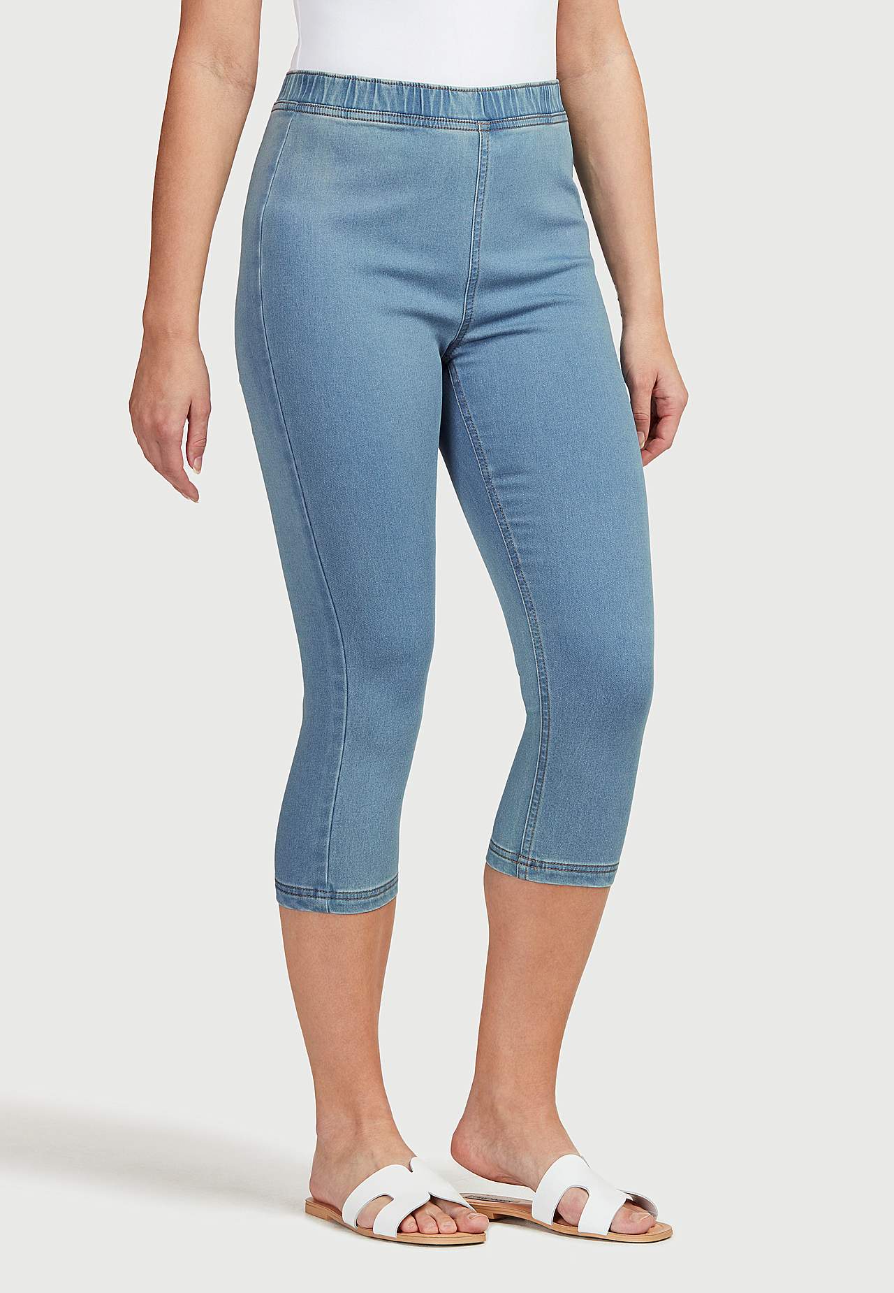 Caprileggingsit denimistä Olga