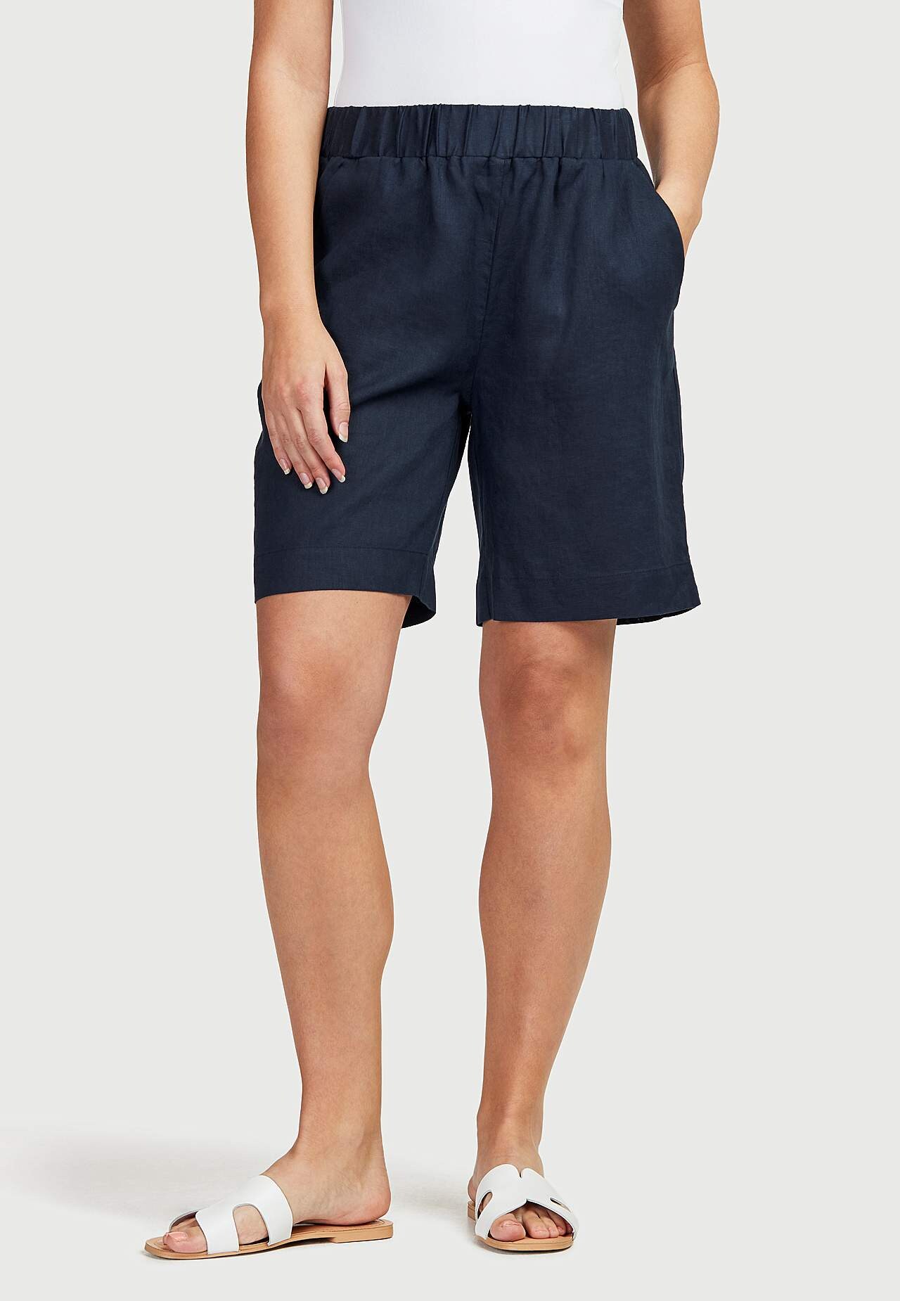 Shortsit Premium pellavasta Lo