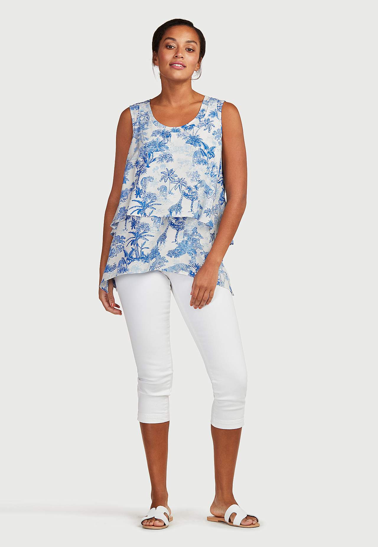 Kuviollinen, 2-in-1 pusero