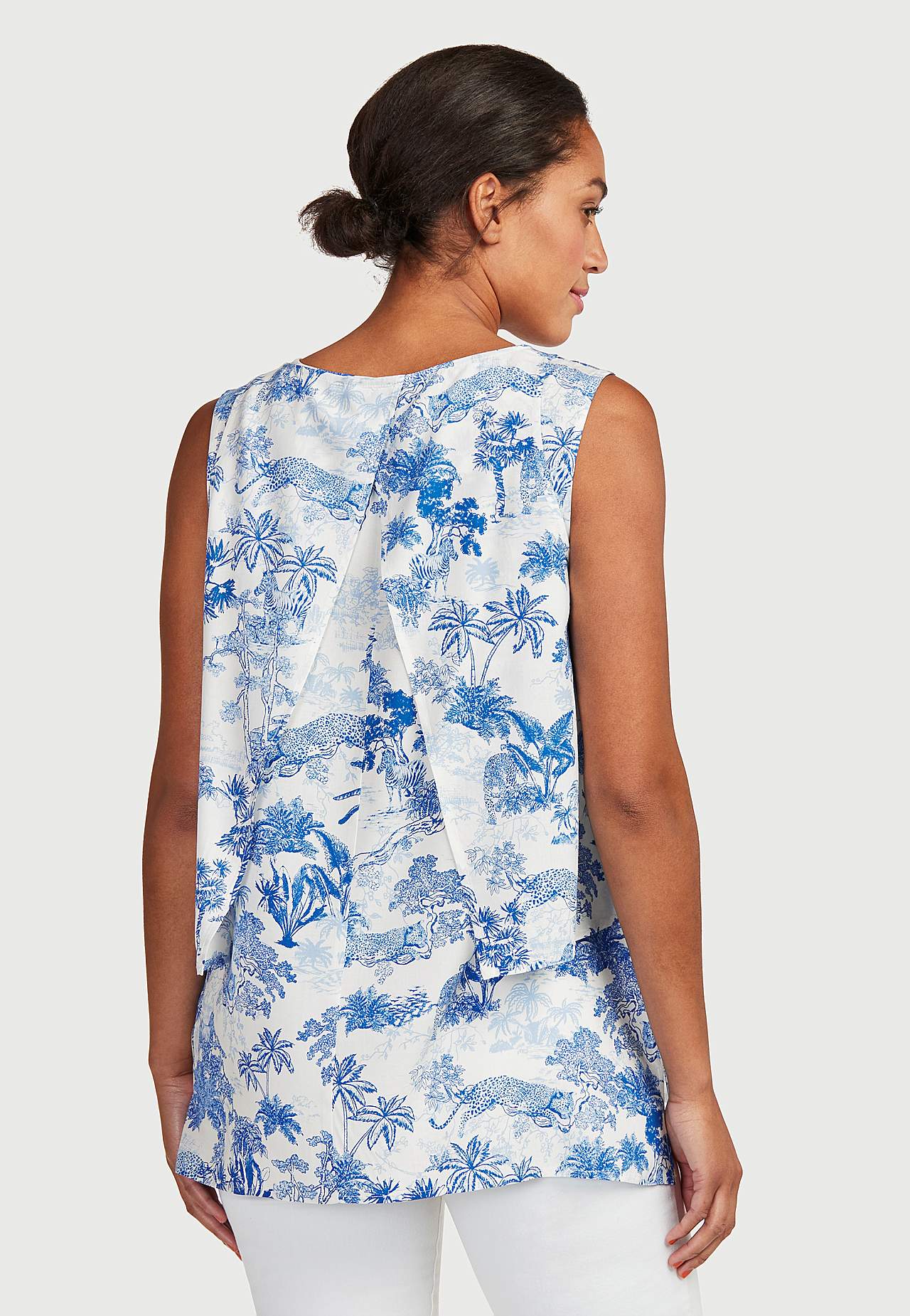 Kuviollinen, 2-in-1 pusero