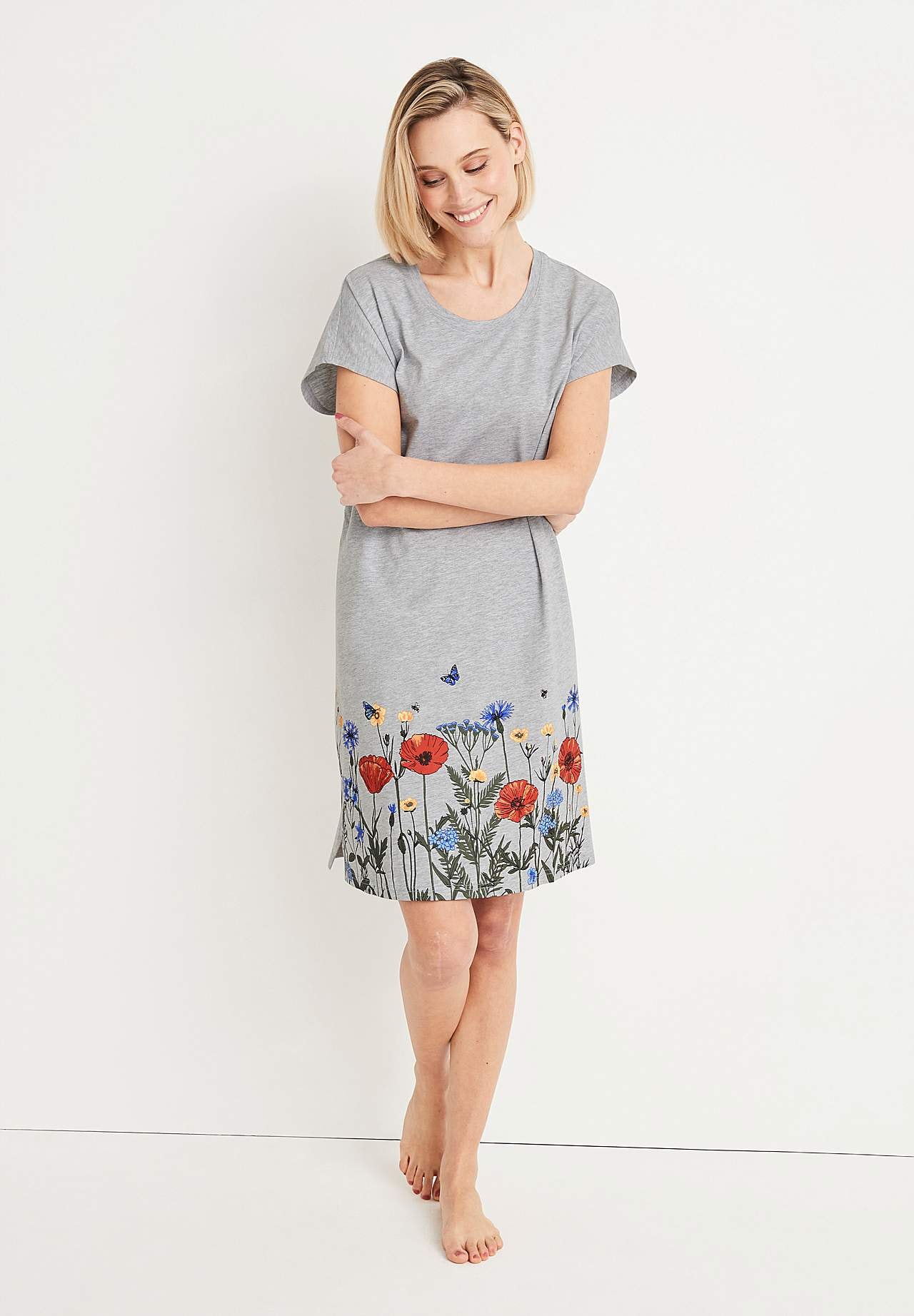 Yömekko puuvillasta 2 kpl/pakkaus