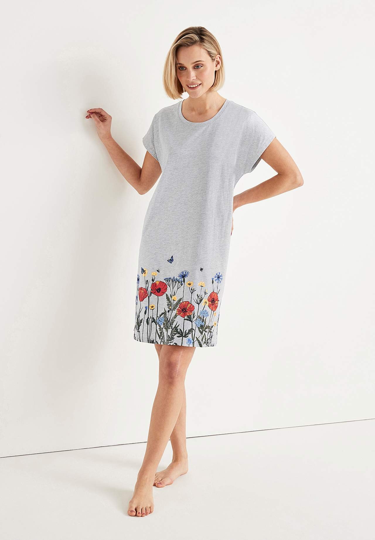 Yömekko puuvillasta 2 kpl/pakkaus