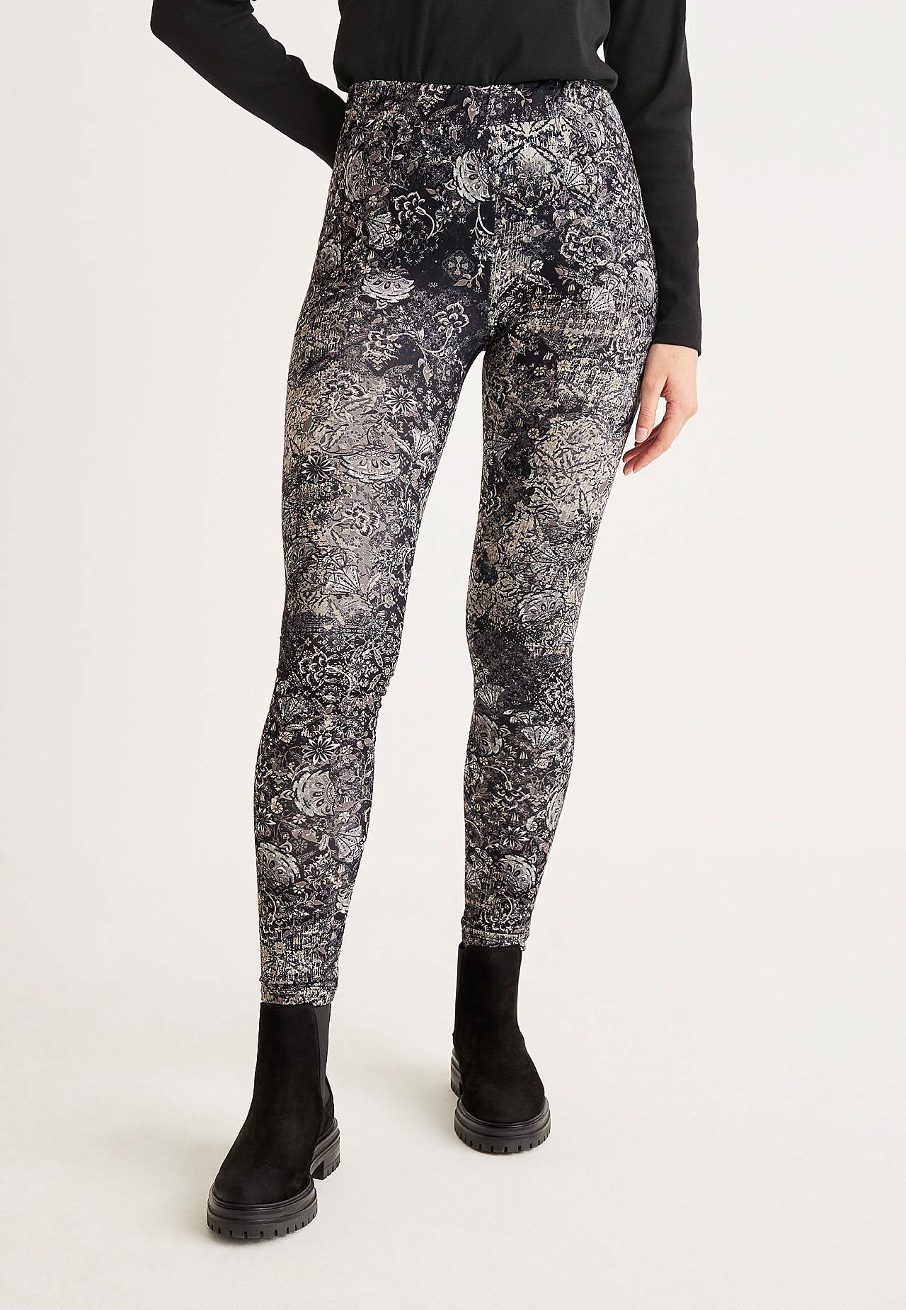 Kuviolliset leggingsit Jasminette