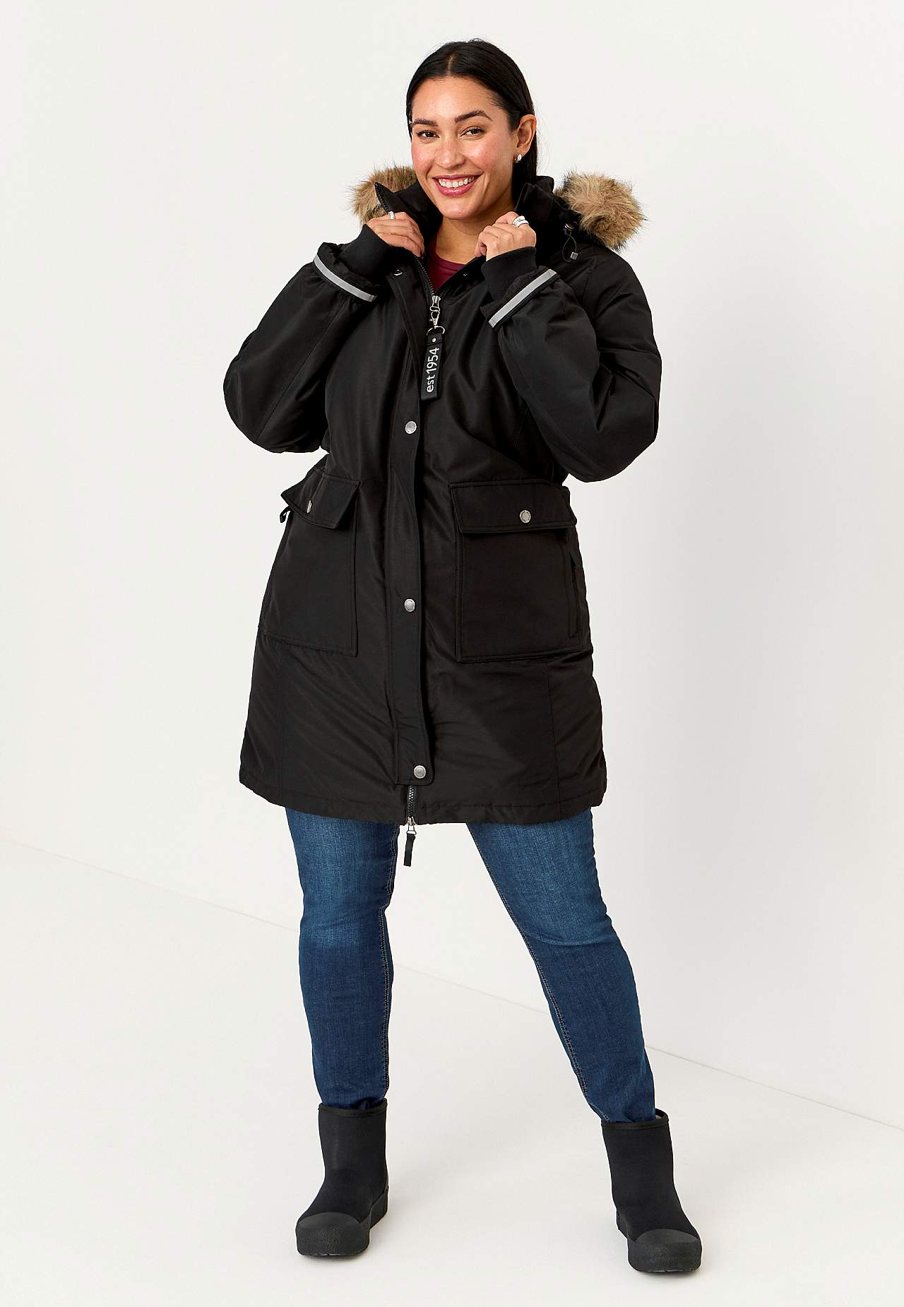 Vuorattu parka Ice