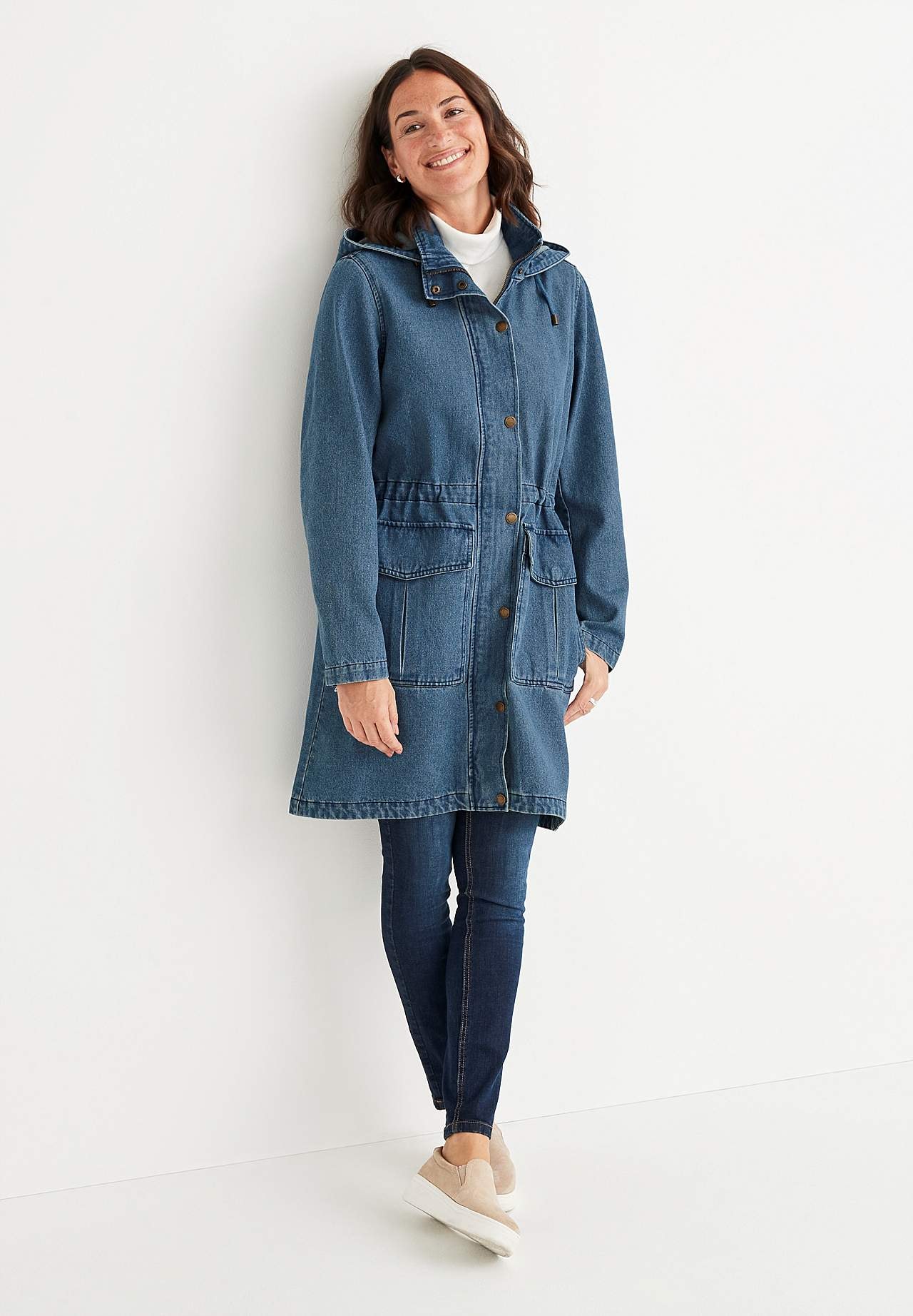 Parka denimistä Jane