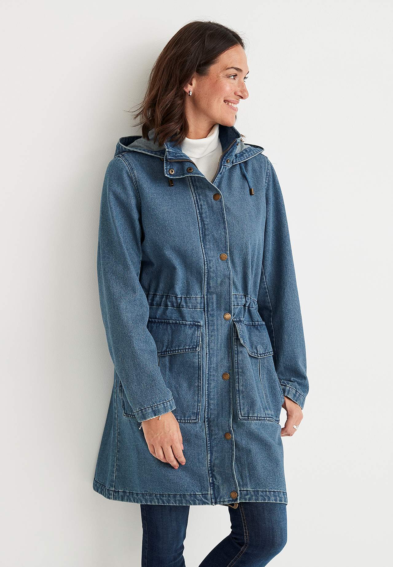 Parka denimistä Jane