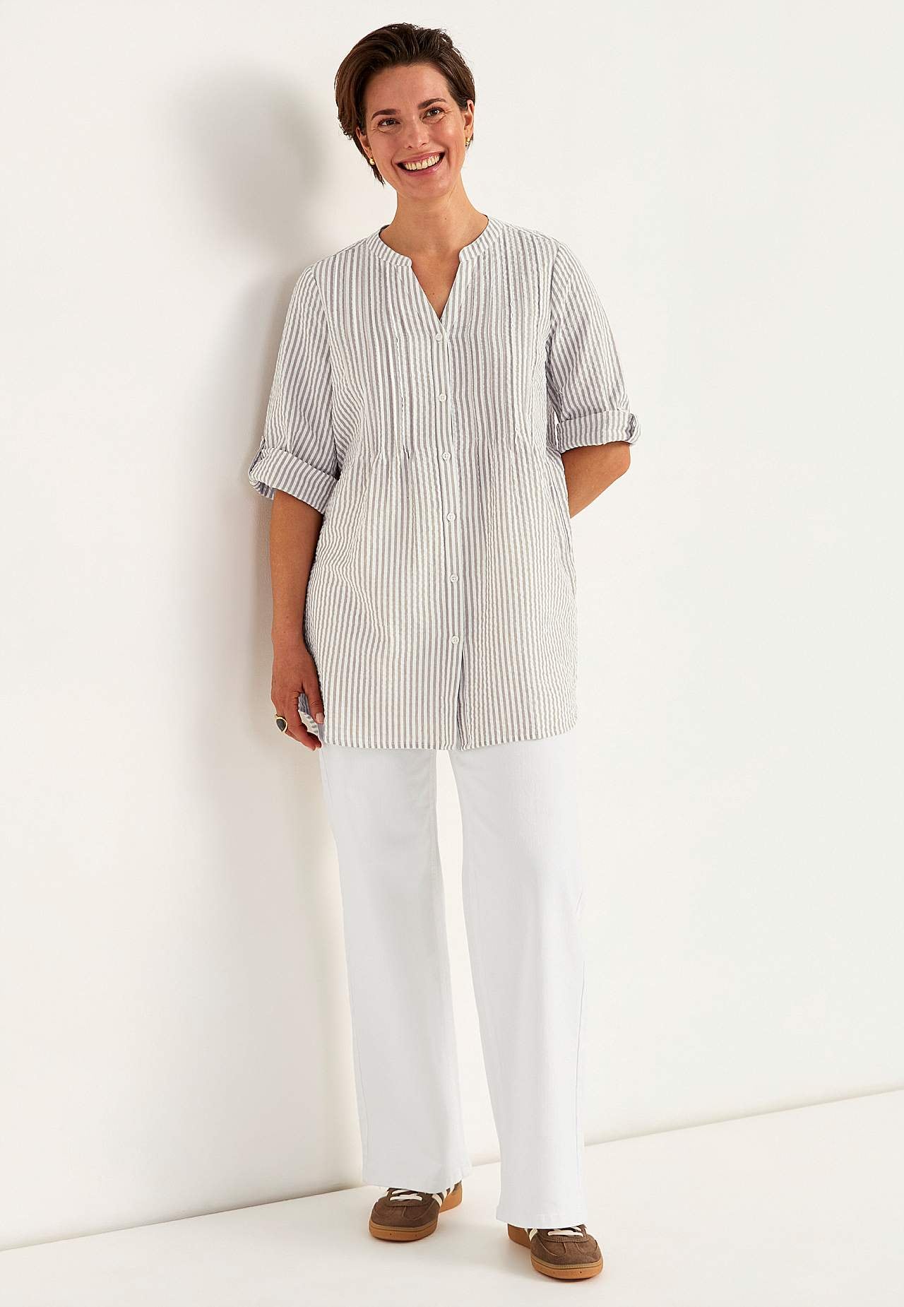 Tunika seersuckerista