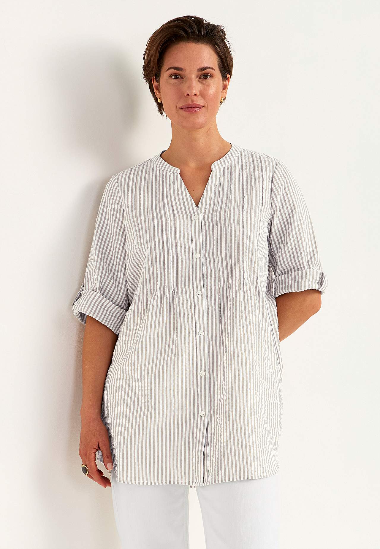 Tunika seersuckerista