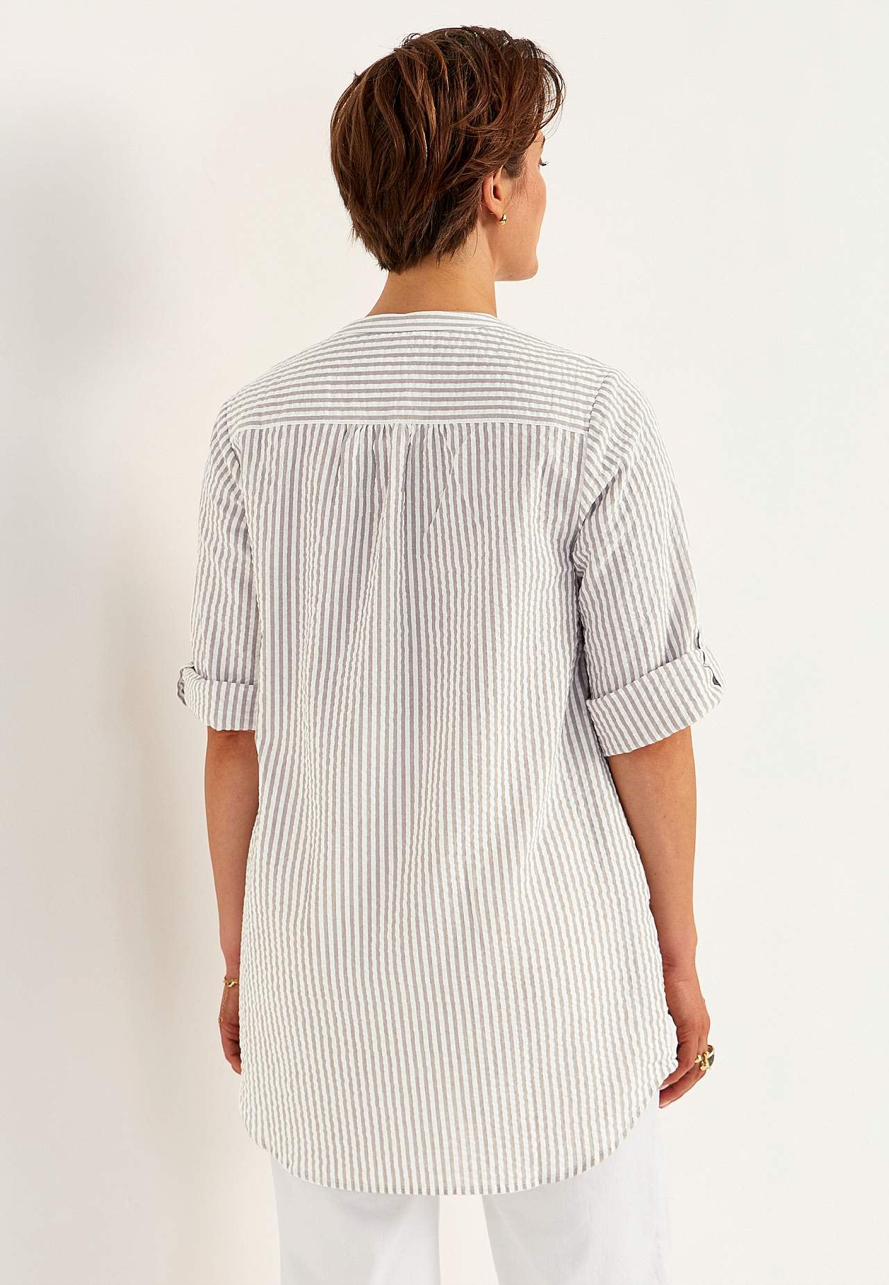 Tunika seersuckerista