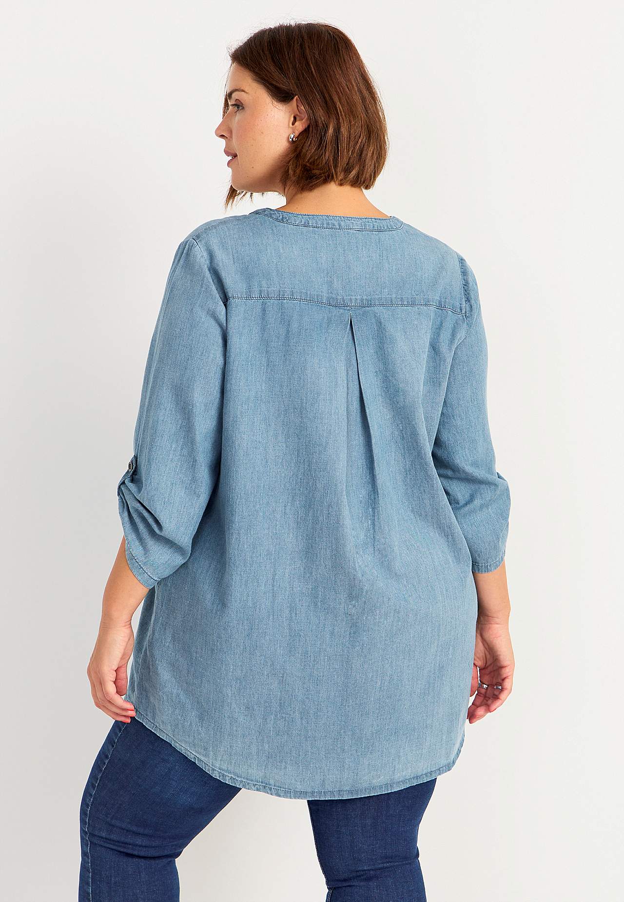 Denimtunika taskuilla