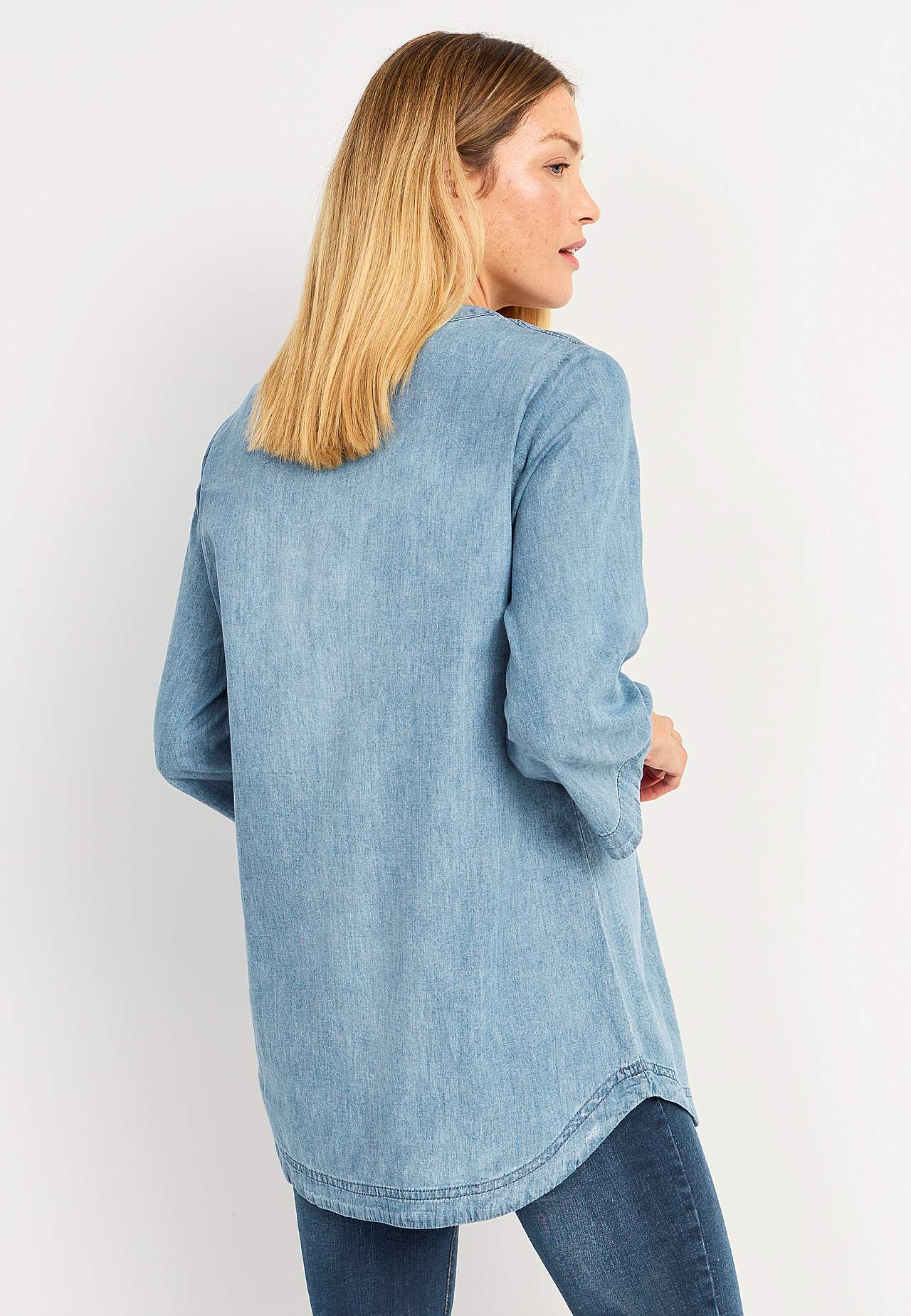 Denimtunika nyörityksellä Ella
