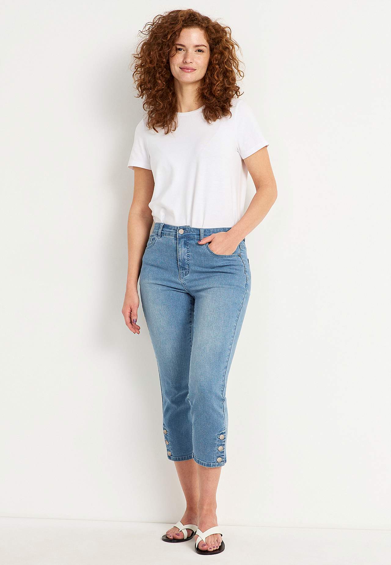 Caprifarkut viisitaskuisella mallilla