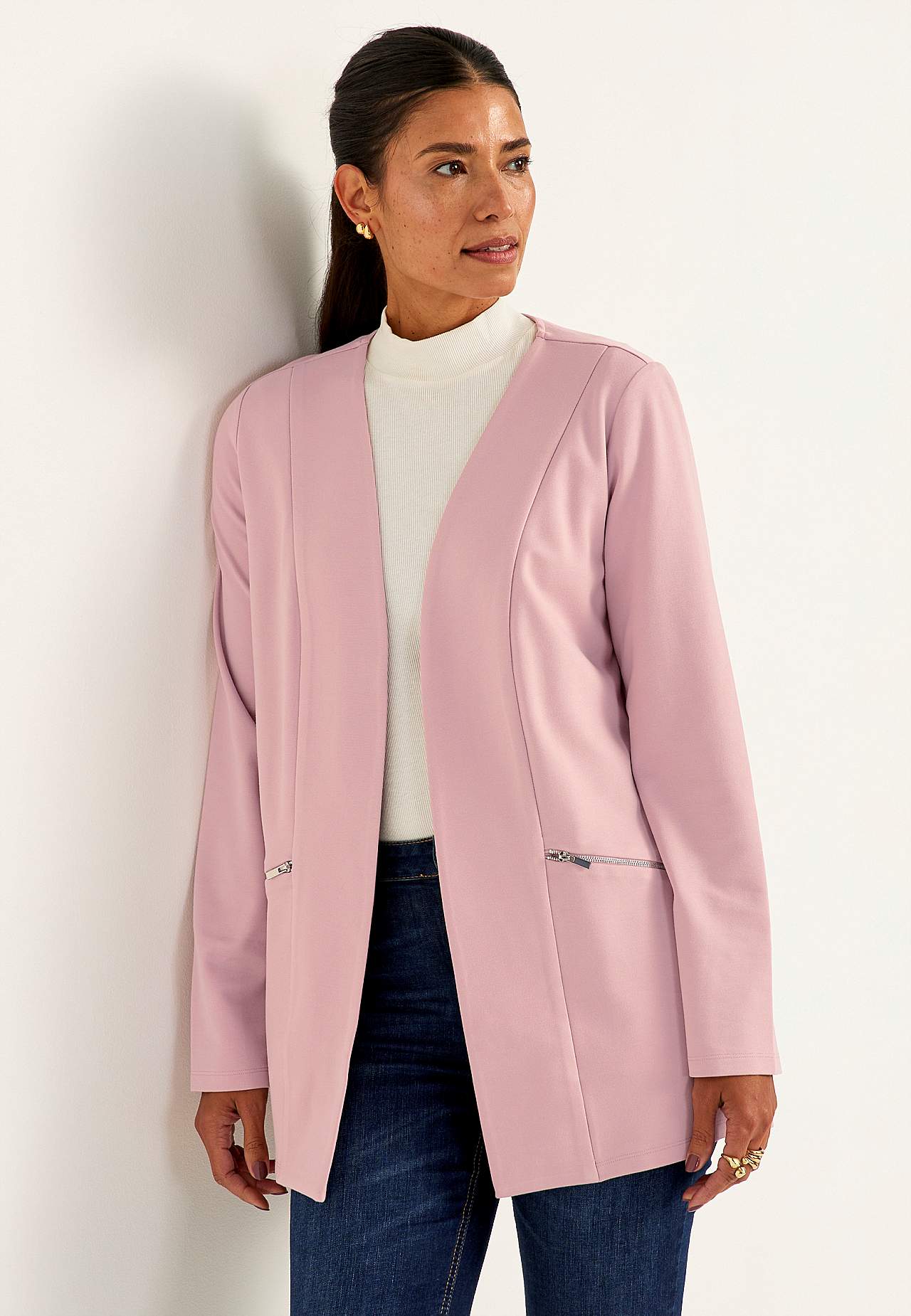 Tyylikäs trikootakki Lisa